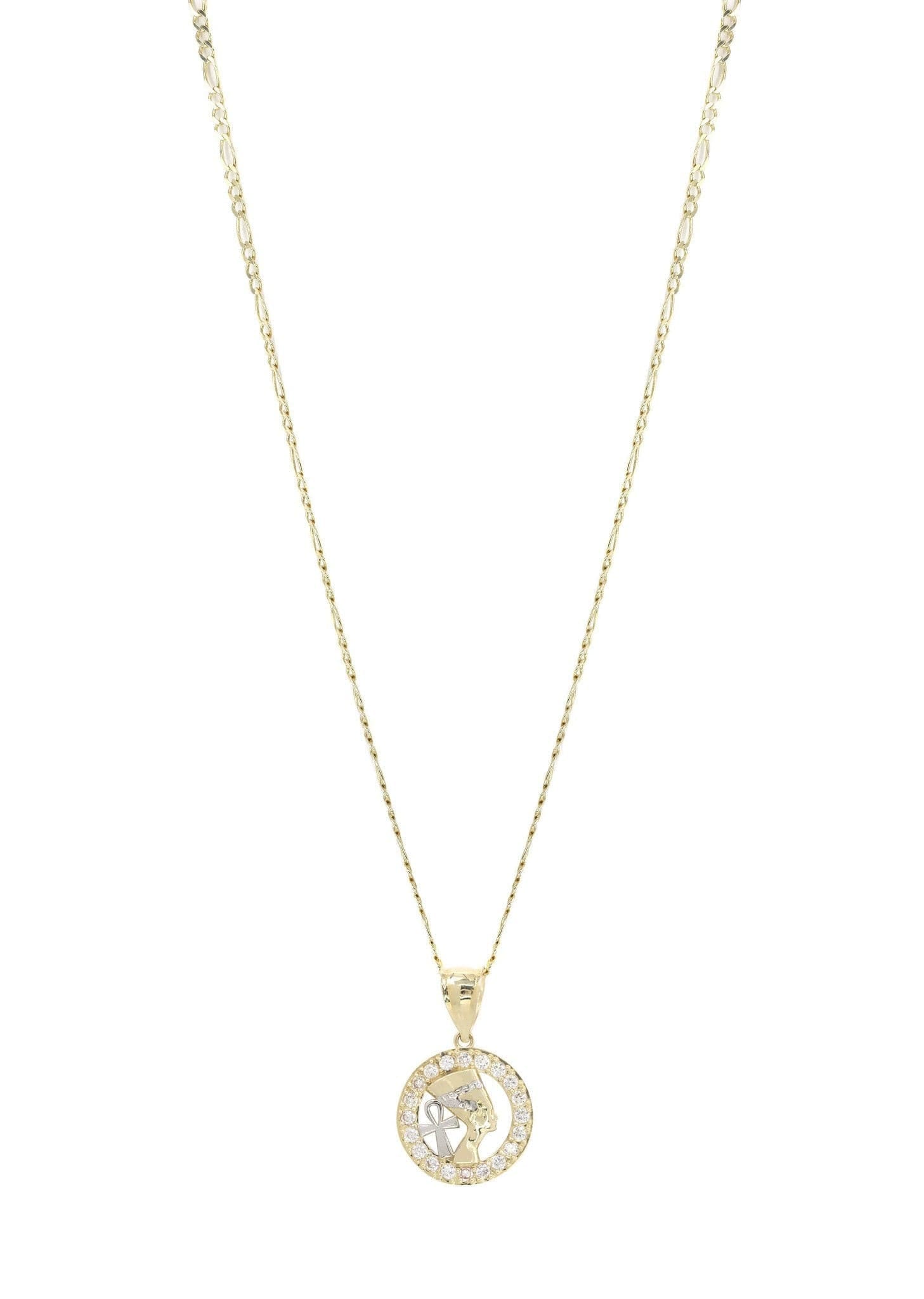 Manufacturer 1 10K Yellow Gold Figaro Pharaoh Necklace | Appx. 10.2 Grams