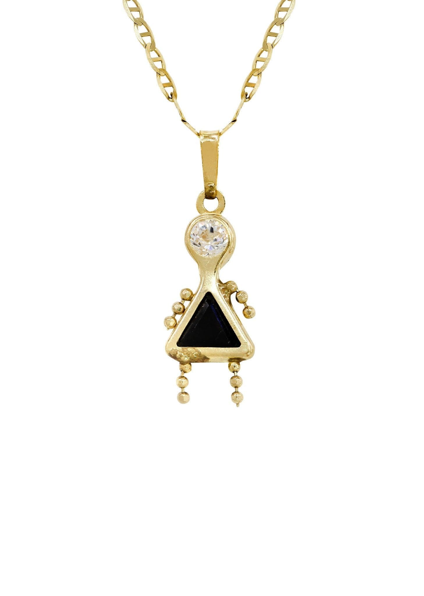 Manufacturer 1 10K Yellow Gold Mariner Children Necklace | Appx. 3.2 Grams
