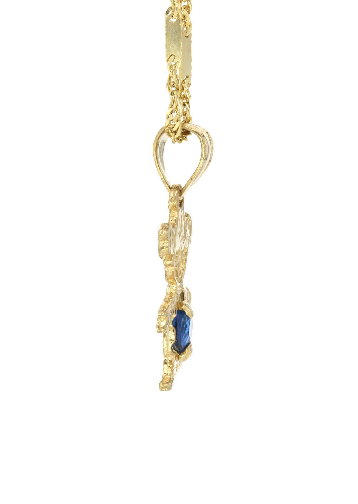 Manufacturer 0 10K Yellow Gold Fancy Link Children Necklace | Appx. 5.8 Grams