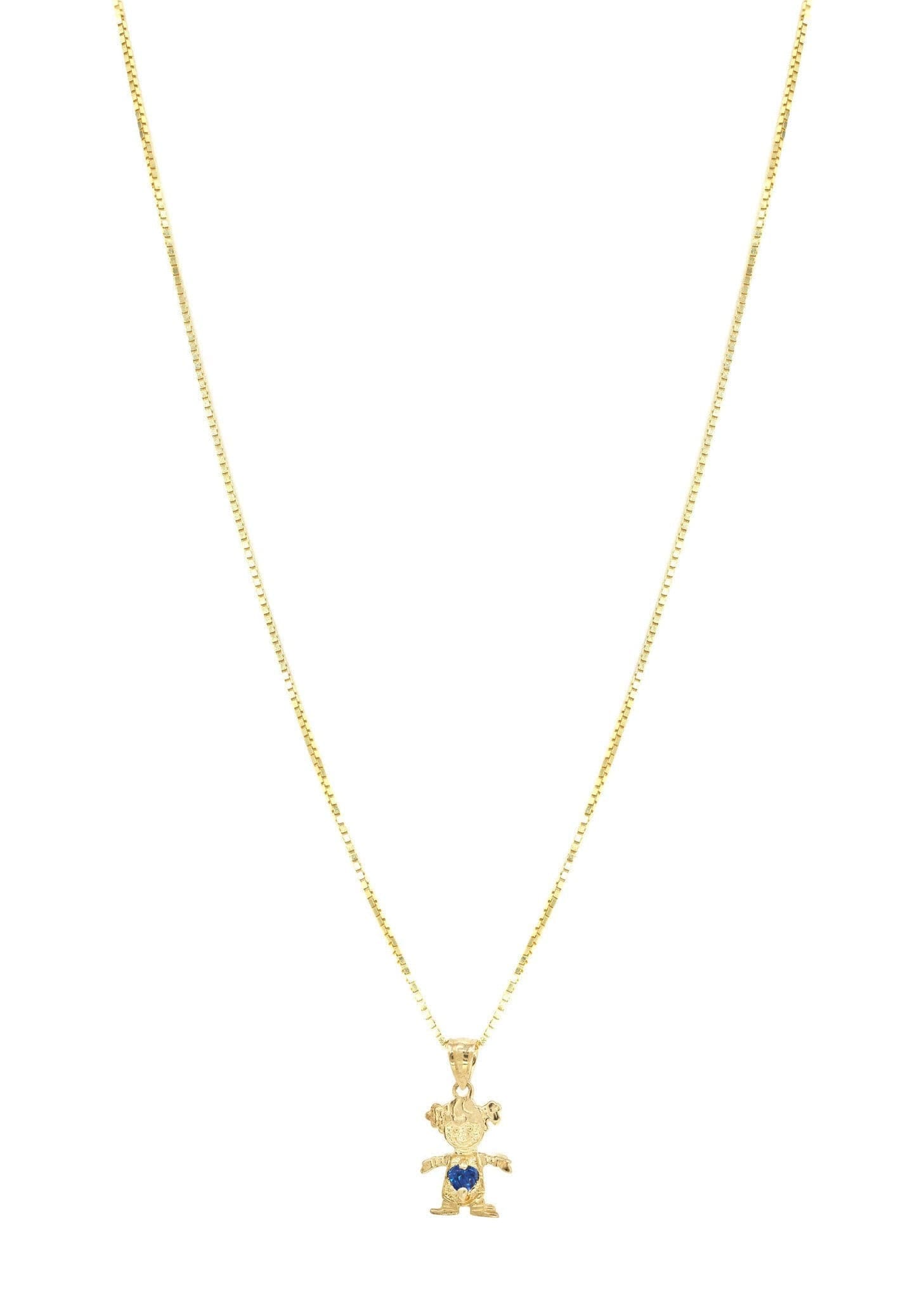 Manufacturer 0 10K Yellow Gold Fancy Link Children Necklace | Appx. 5.8 Grams