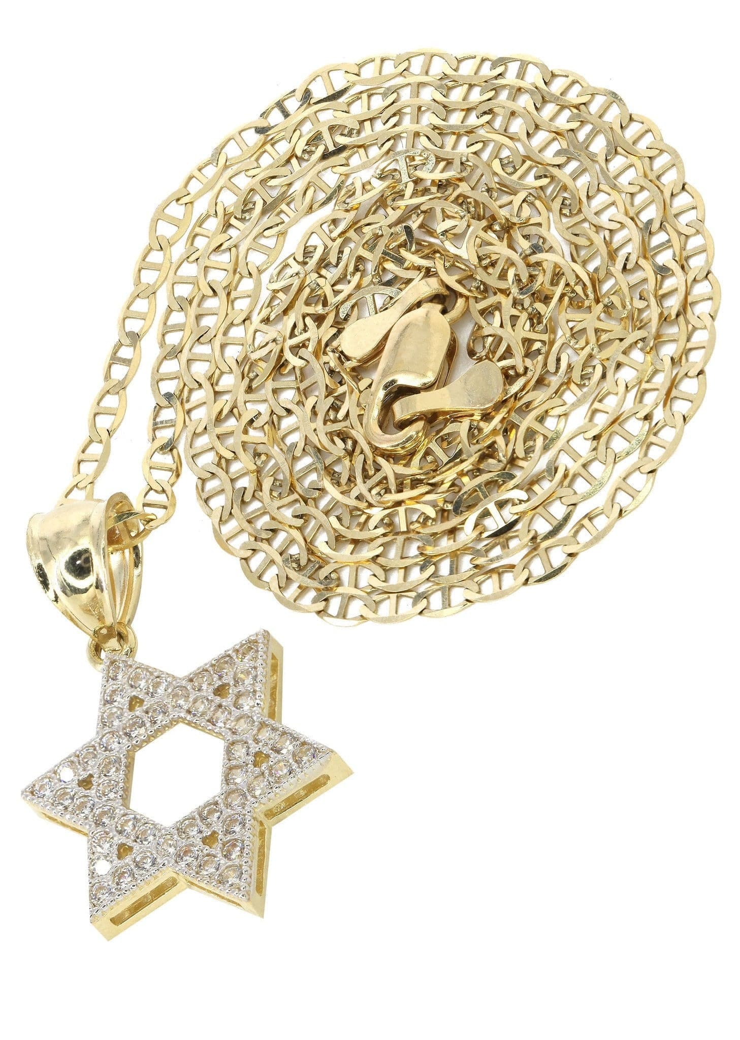 Manufacturer 1 10K Yellow Gold Mariner Star Necklace | Appx. 5 Grams