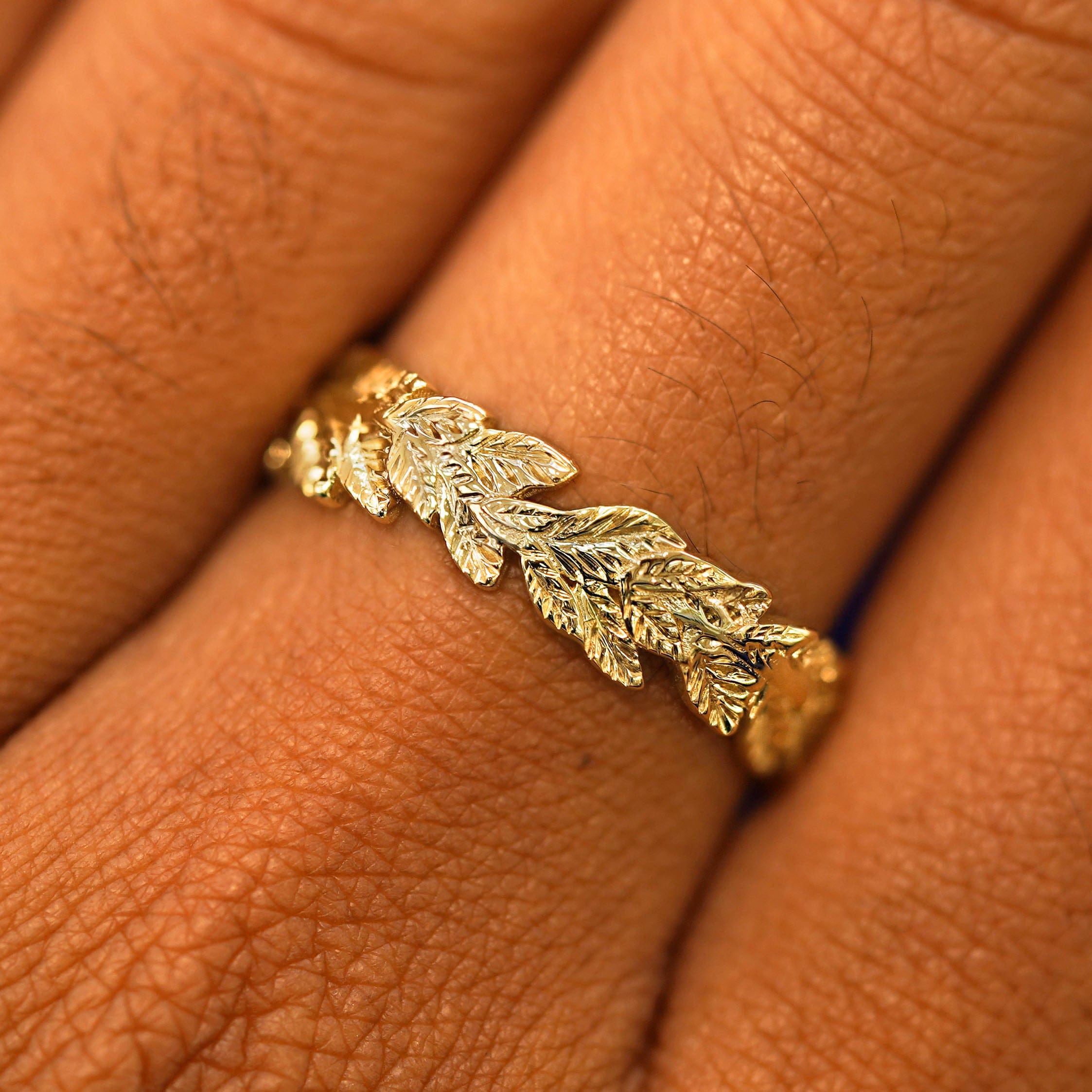 Automic Gold Studio Double Leaves Band
