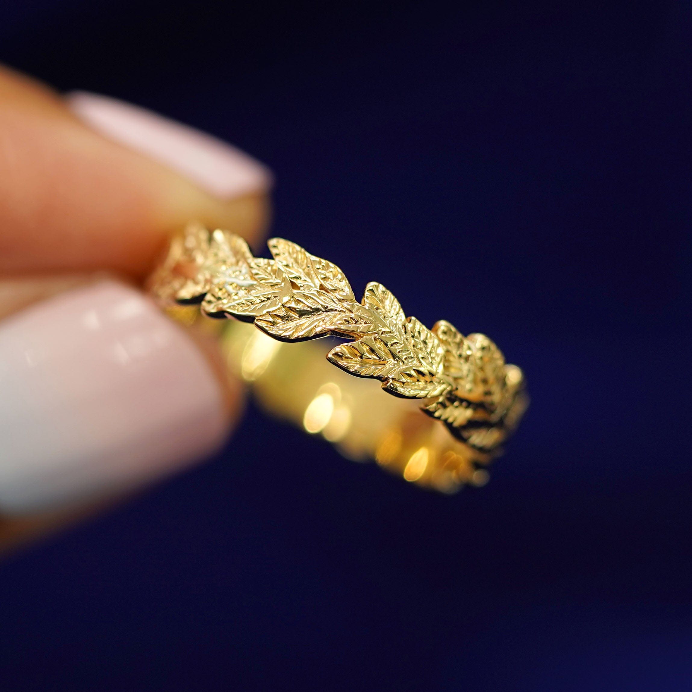Automic Gold Studio Double Leaves Band