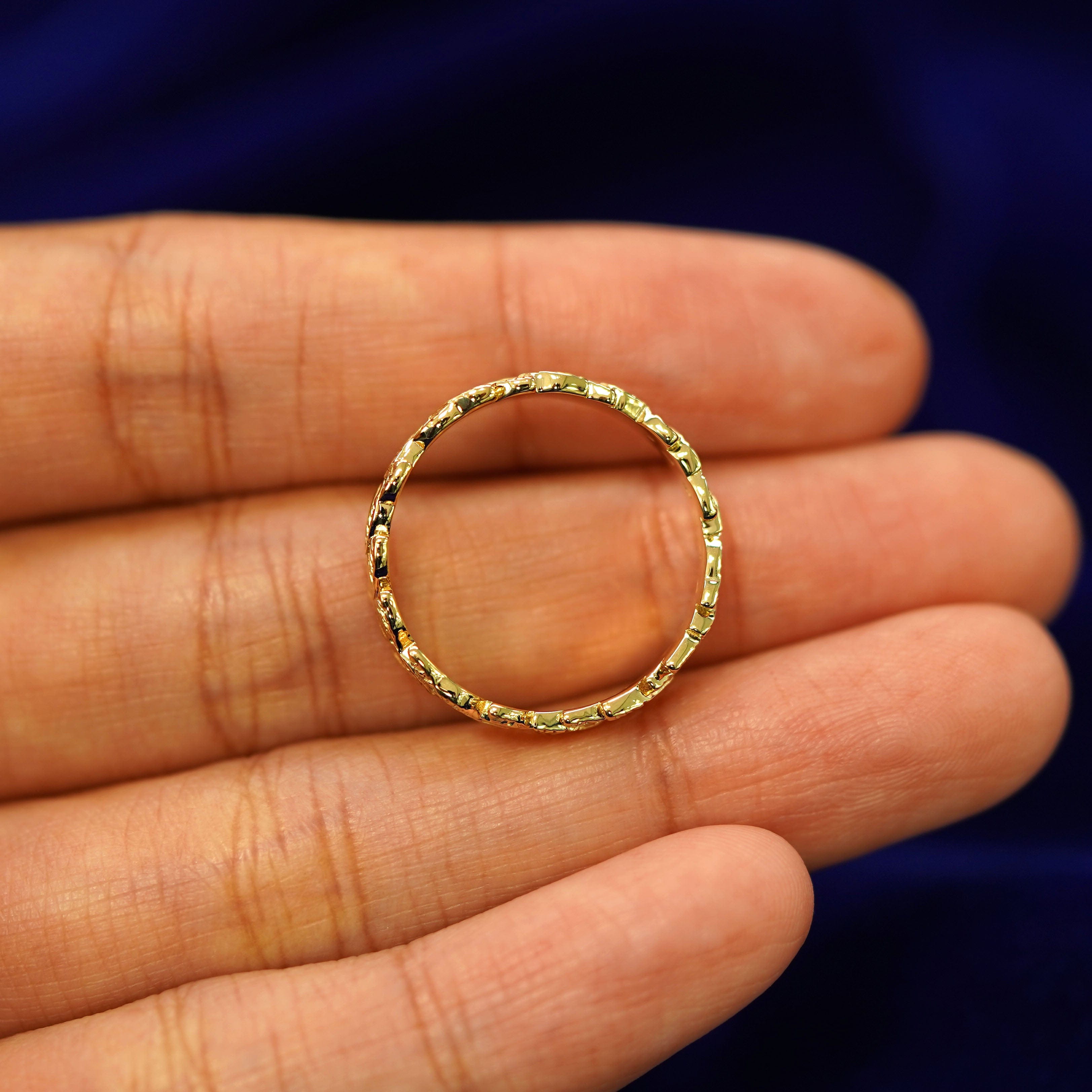 Automic Gold Studio Double Leaves Band