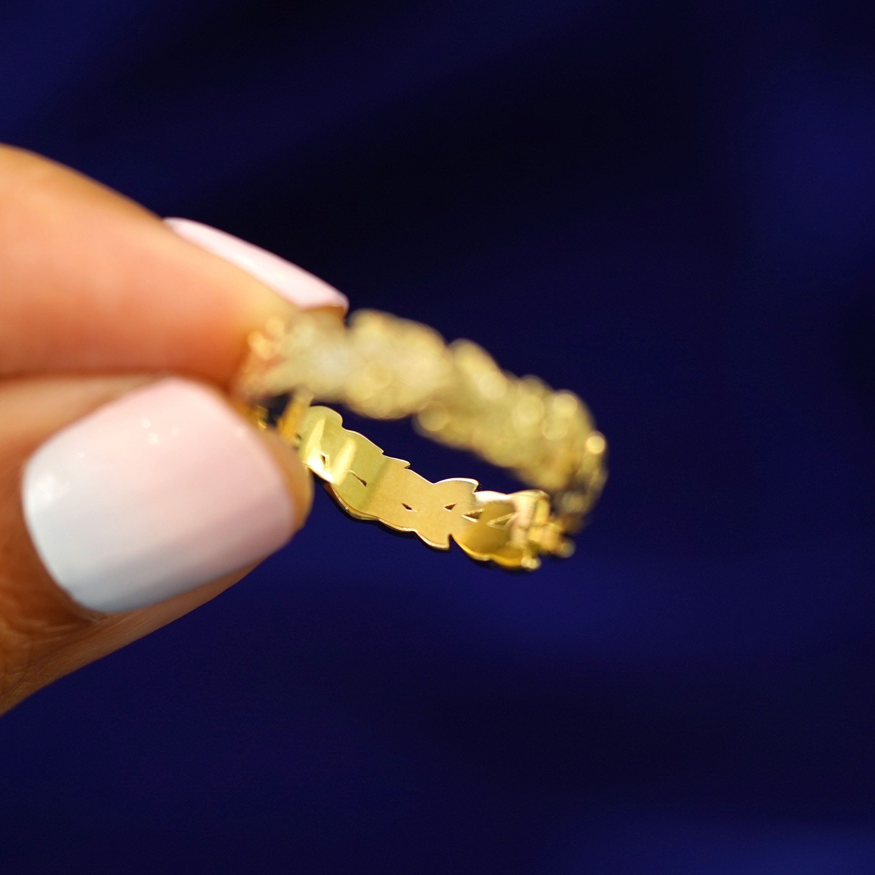 Automic Gold Studio Double Leaves Band