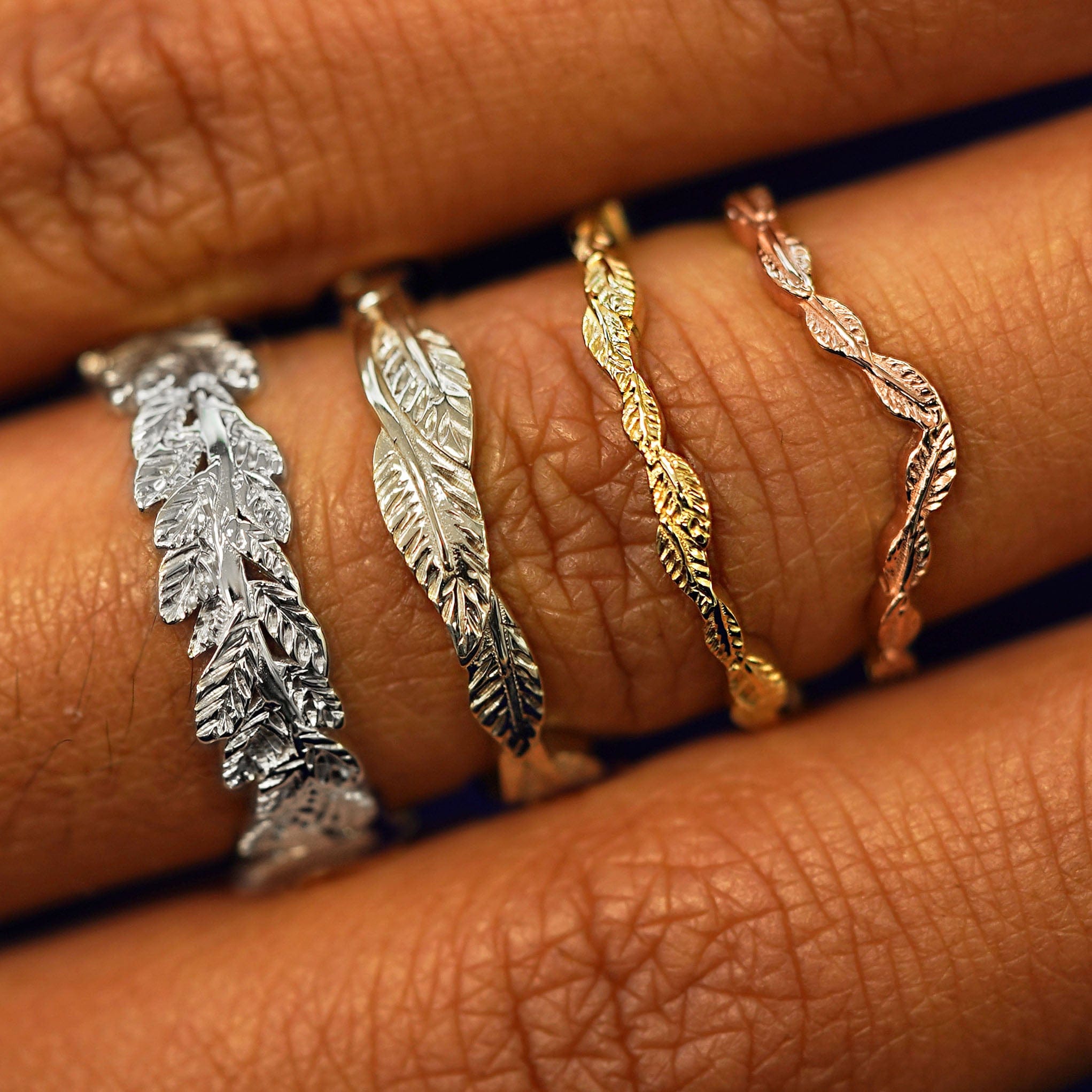 Automic Gold Studio Thick Leaves Band