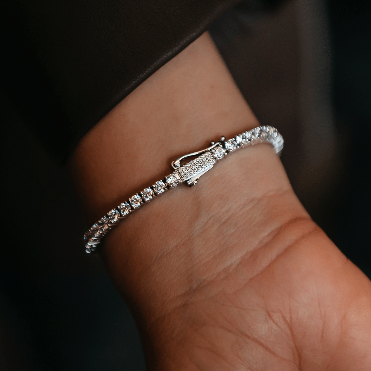 GLD Women Heart Tennis Bracelet Bundle