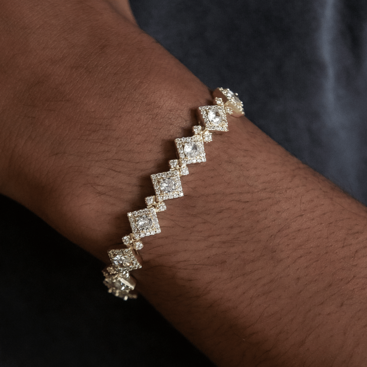 GLD Men Cloister Link Chain + Bracelet Bundle in Yellow Gold
