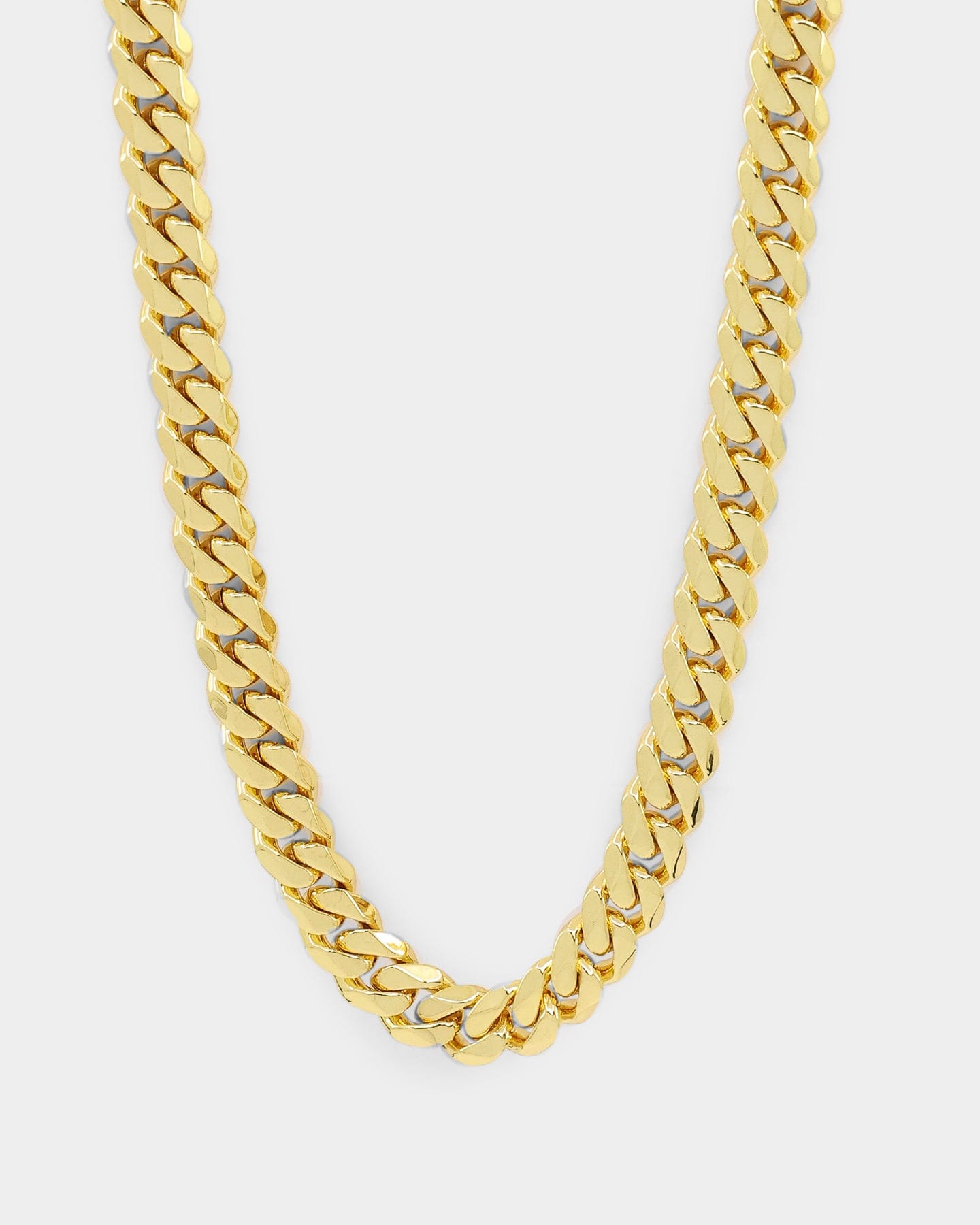 Saint Morta 10 mm Cuban Chain Gold