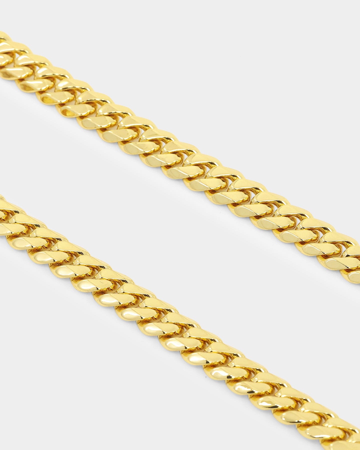 Saint Morta 10 mm Cuban Chain Gold