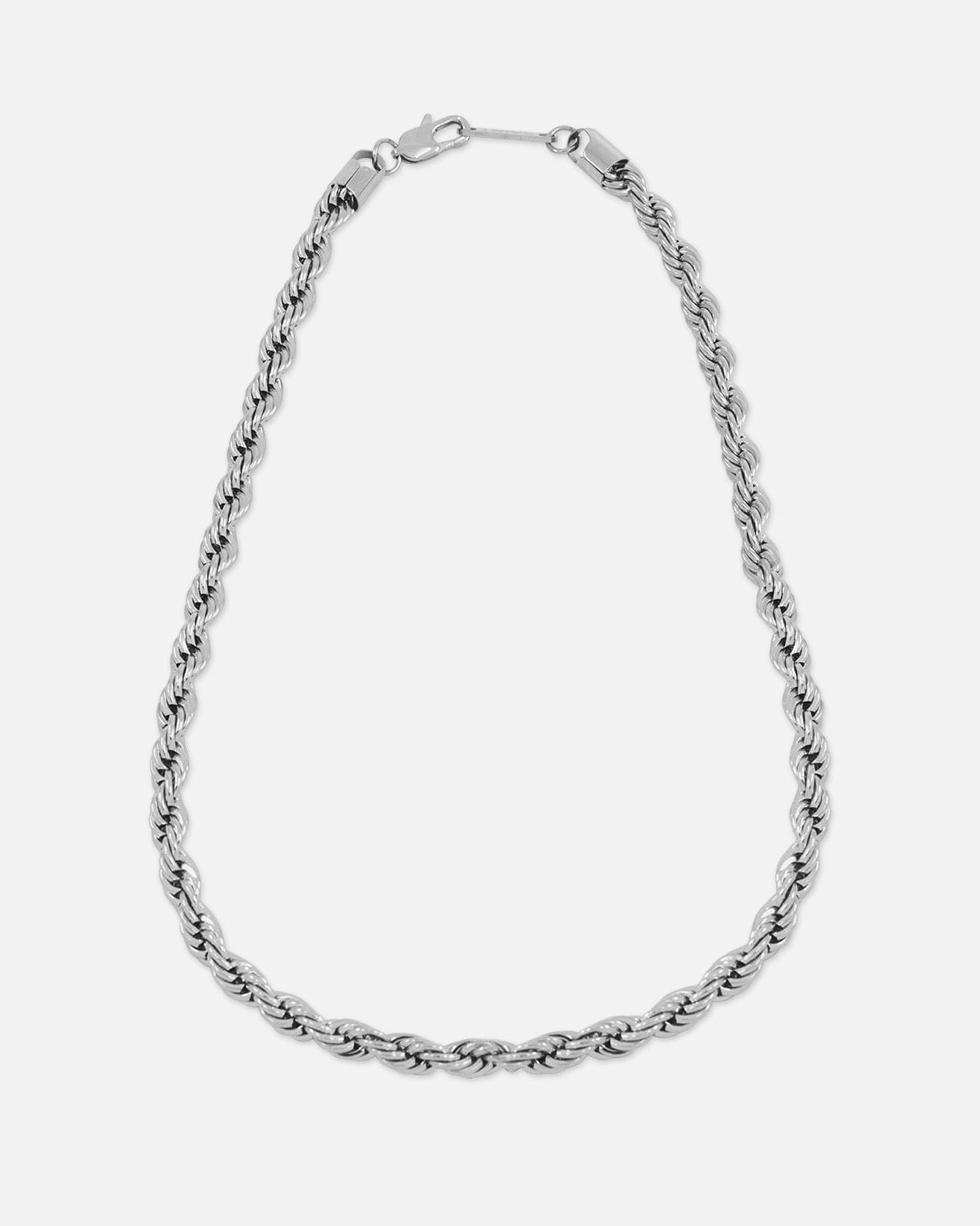 Saint Morta 8 mm Rope Chain White Gold