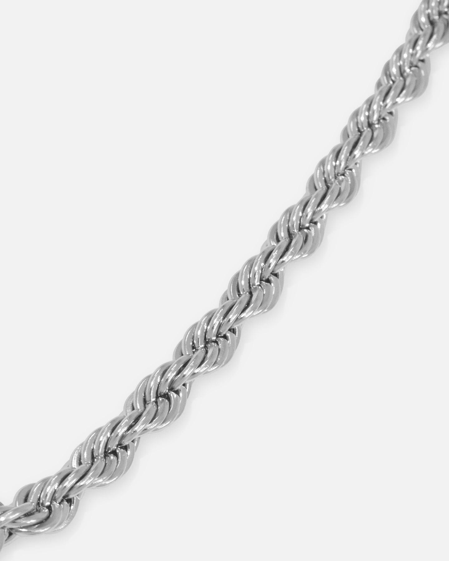 Saint Morta 8 mm Rope Chain White Gold