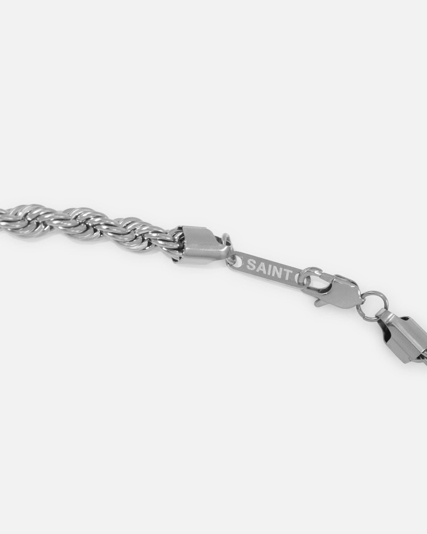 Saint Morta 8 mm Rope Chain White Gold
