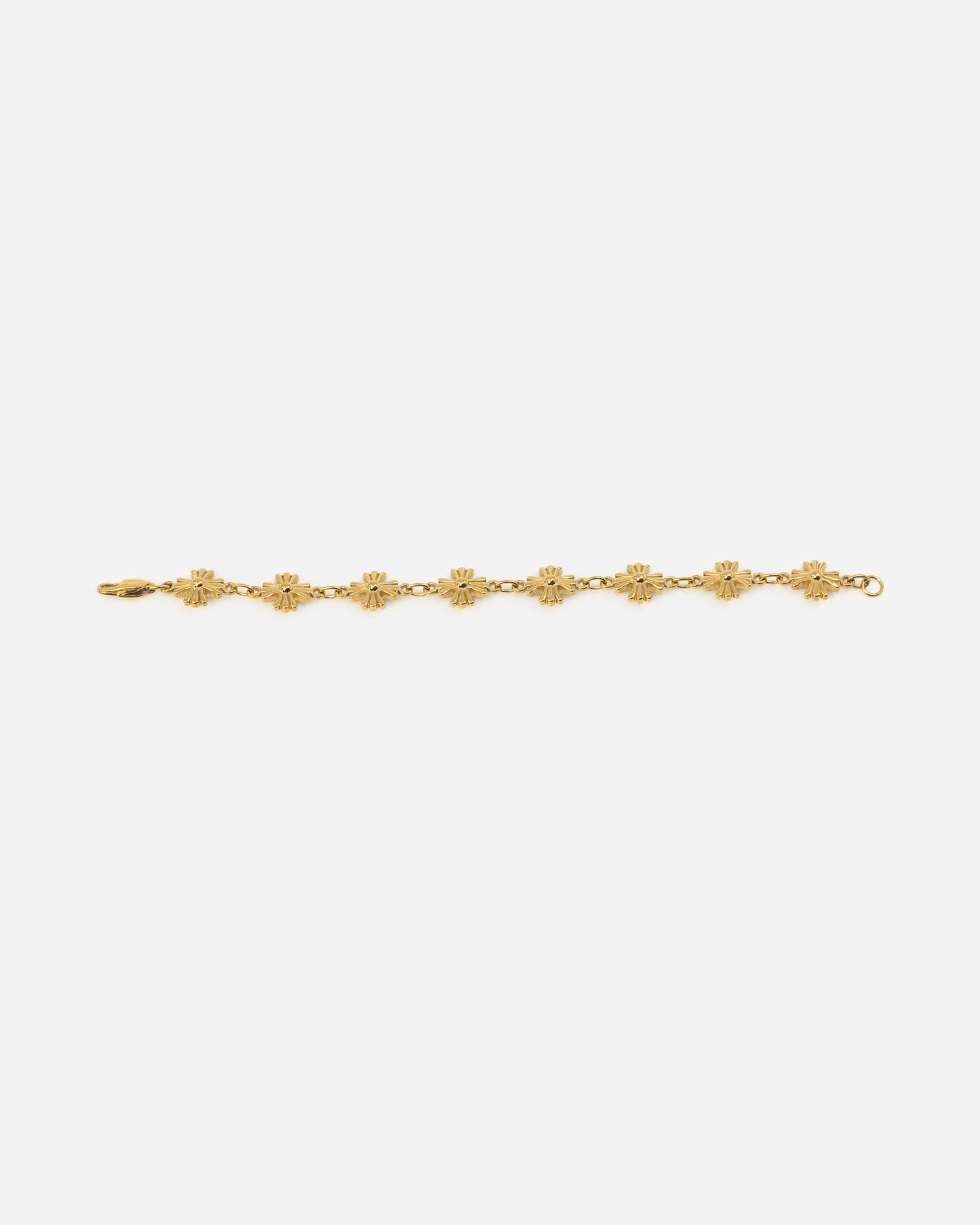 Saint Morta Chrome Cross Bracelet Gold