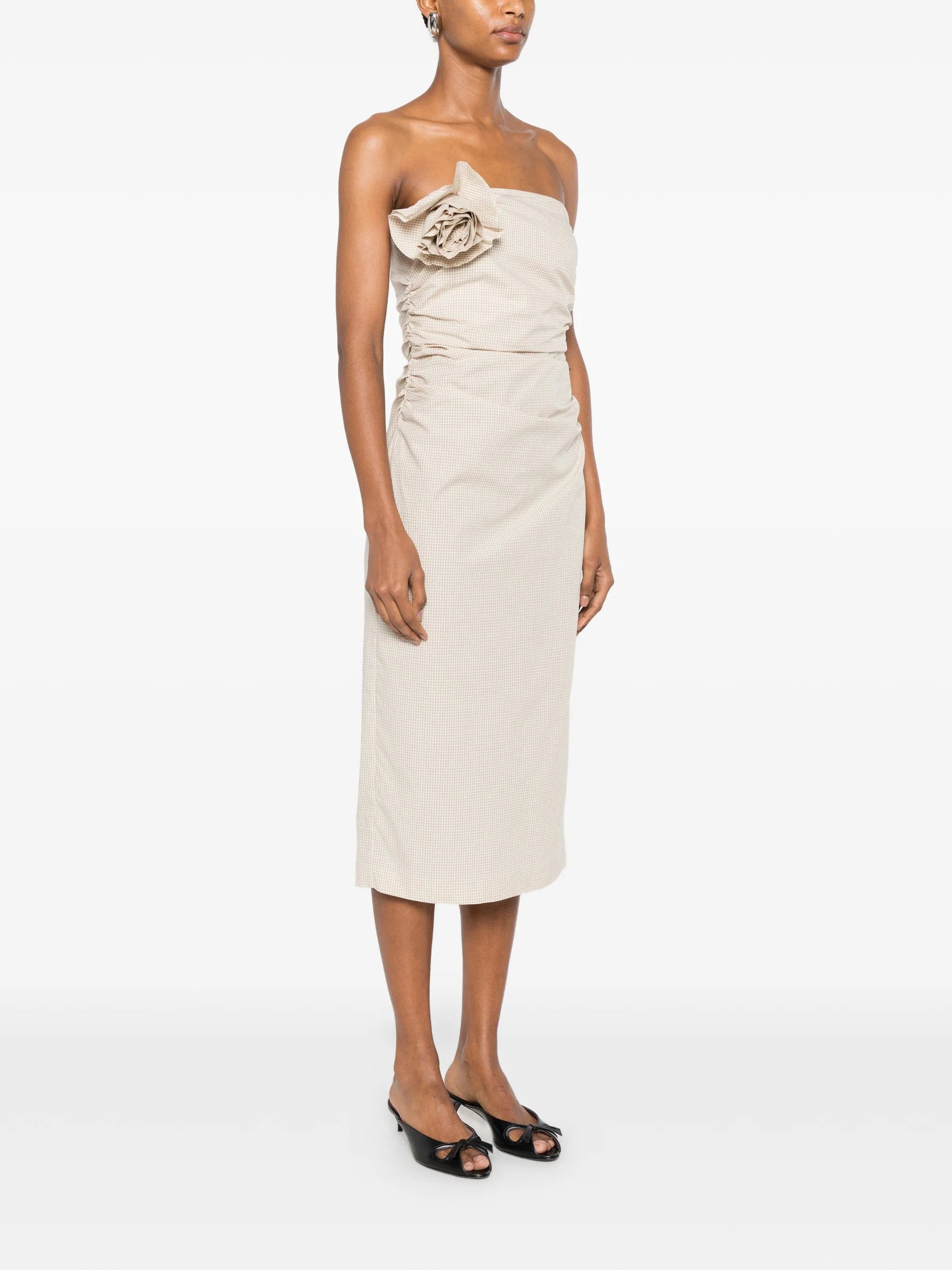 Bernadette Vera flower - brooch midi dress
