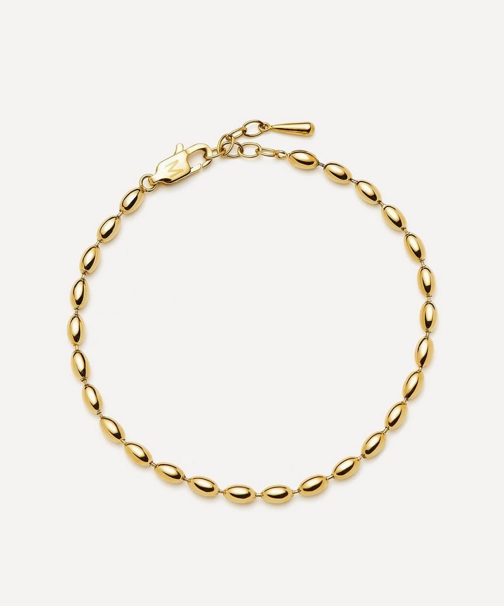 Missoma 18ct Gold - Plated Molten Olive Chain Bracelet