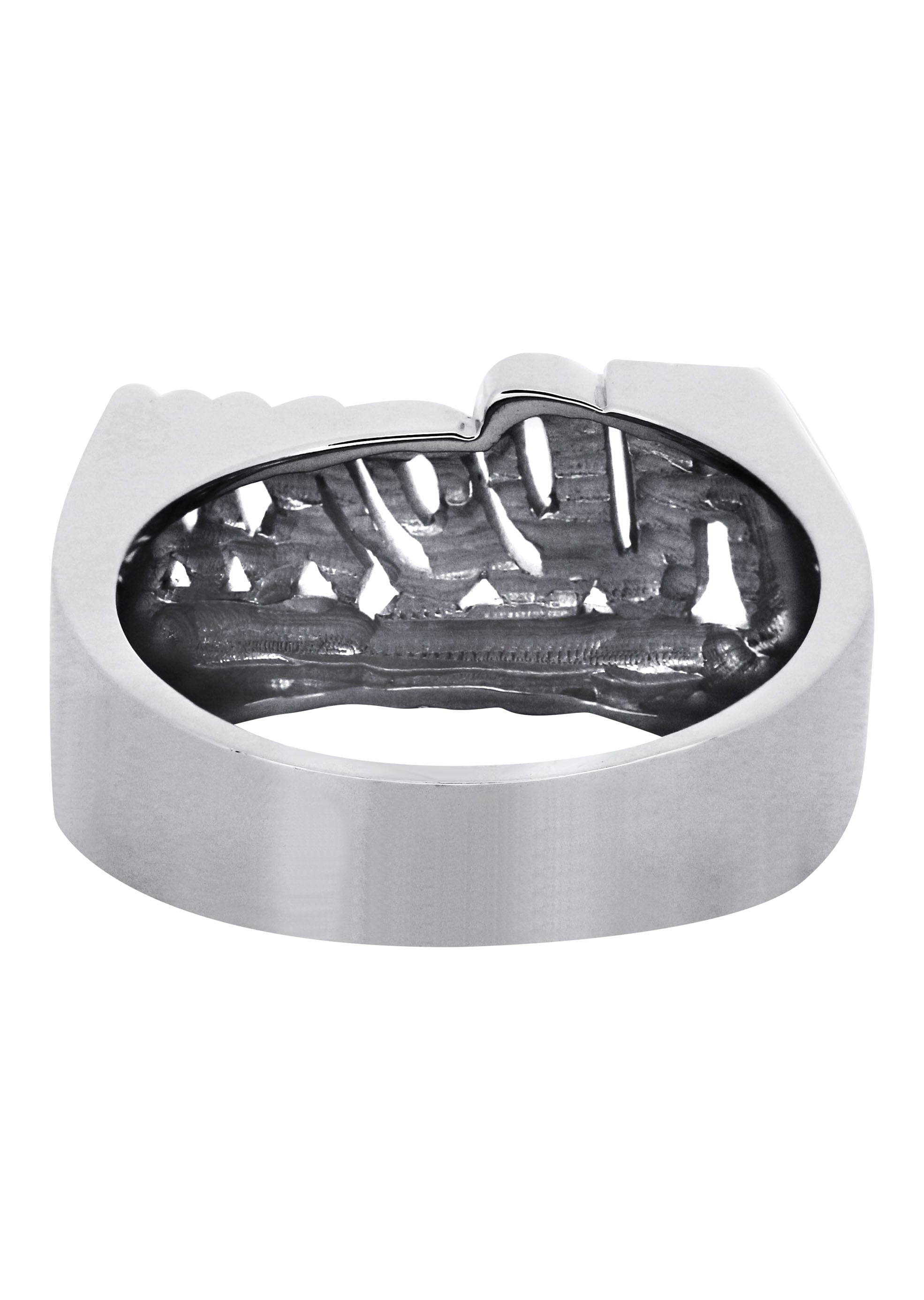 Manufacturer 16 14K White Gold Name Ring | Appx. 9 Grams