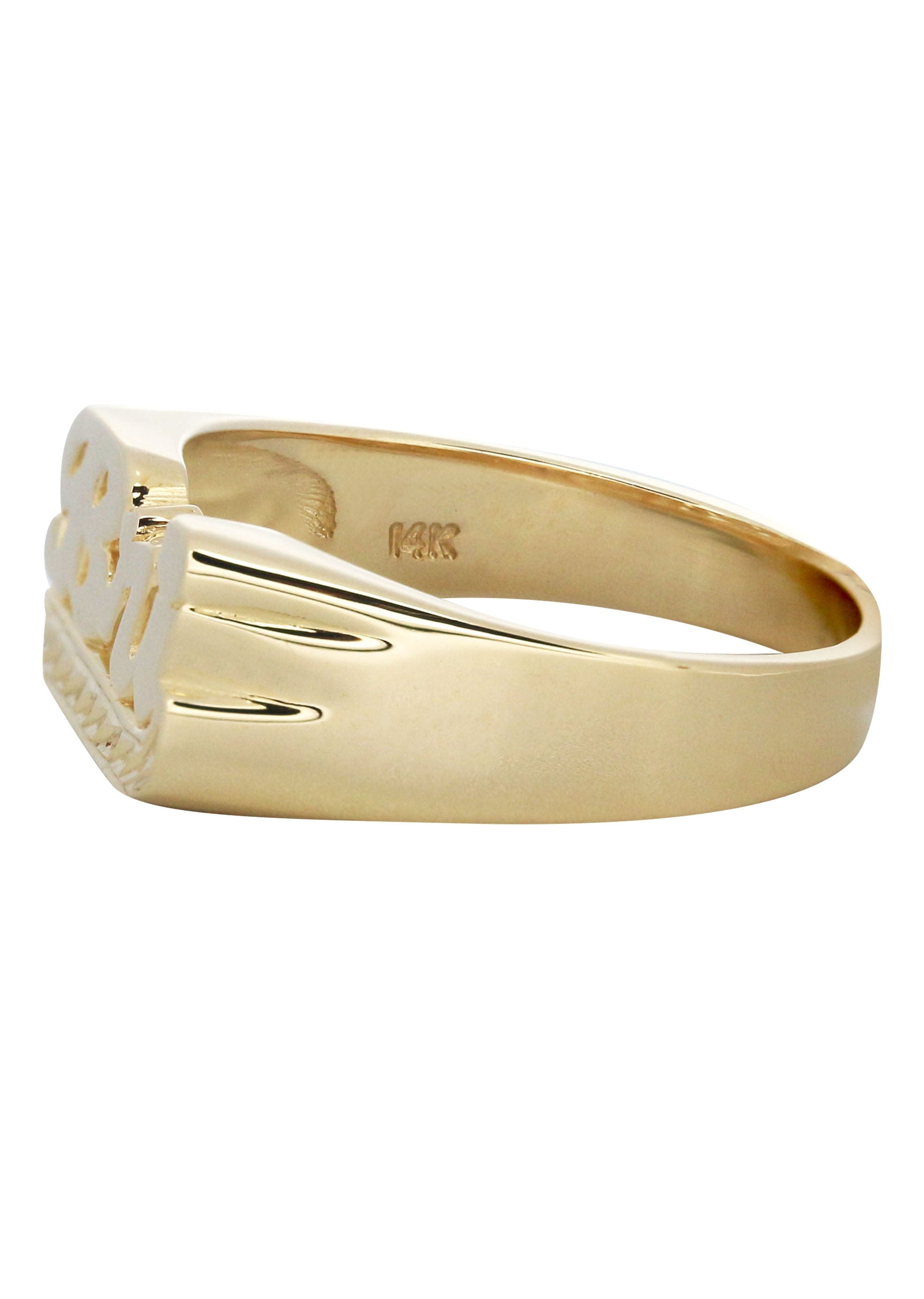 Manufacturer 16 14K Initials Gold Name Ring | Appx. 4 Grams