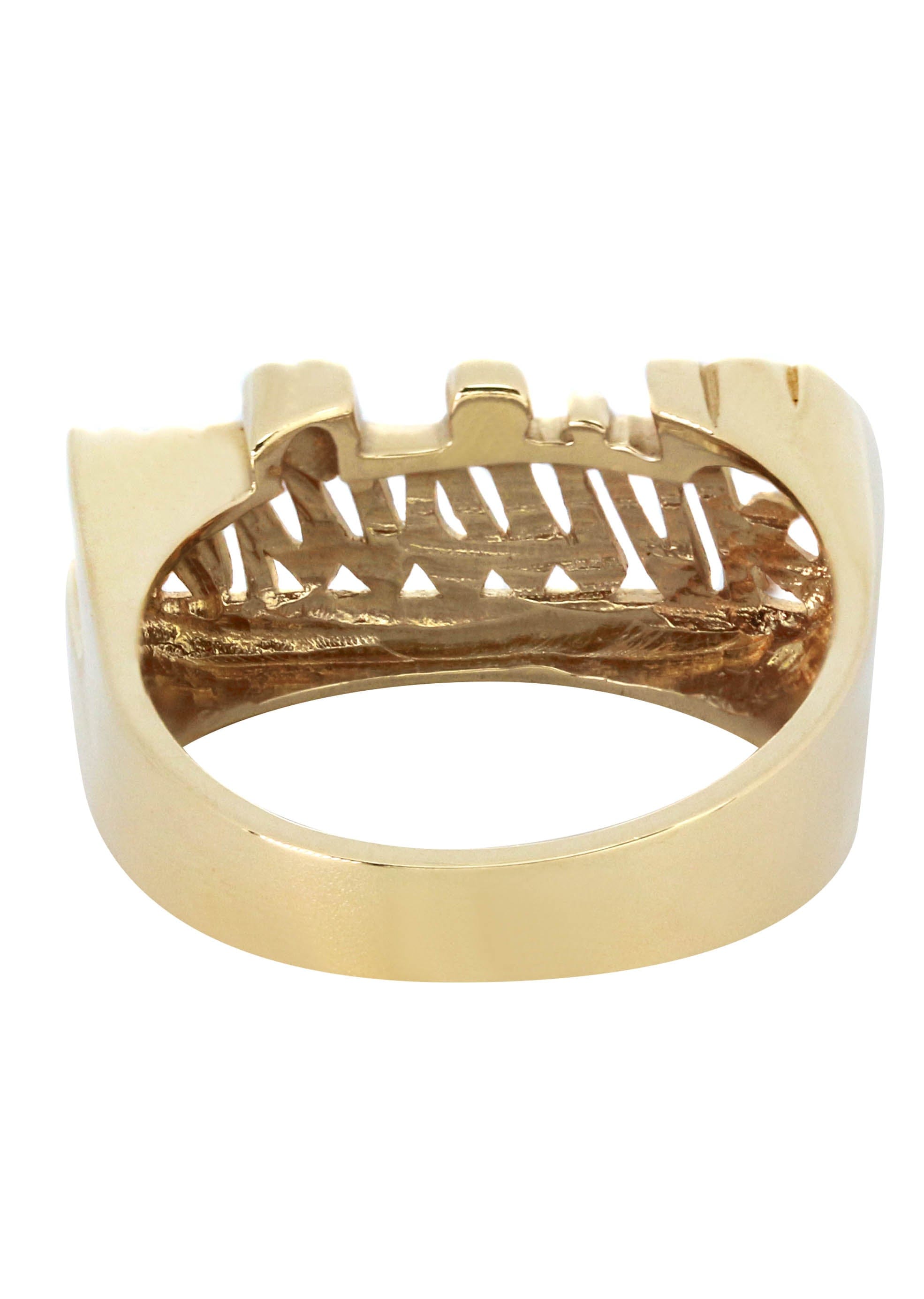 Manufacturer 16 14K Script Gold Name Ring | Appx. 5.5 Grams