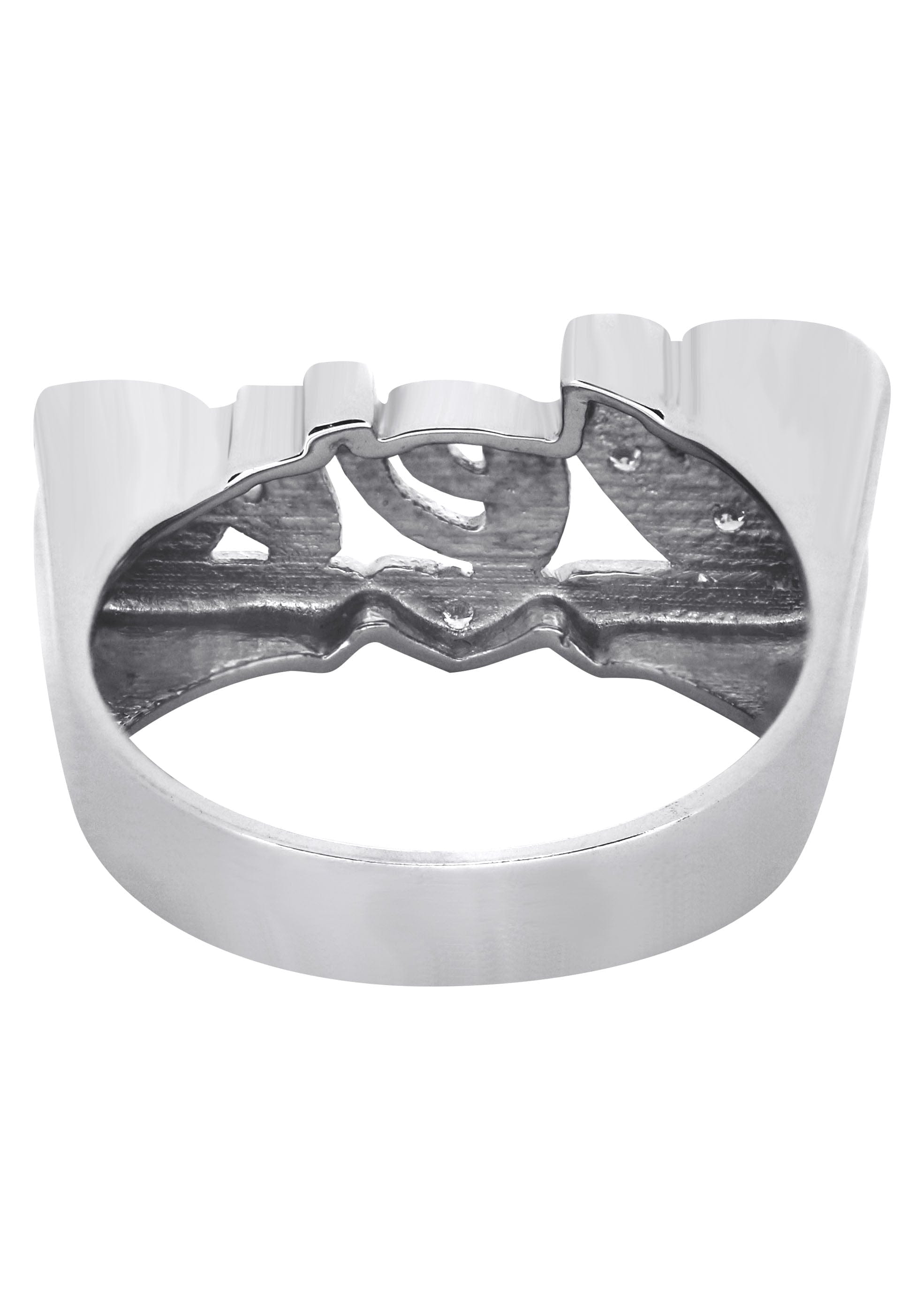 Manufacturer 16 14K Diamond White Gold Name Ring | Appx. 4.3 Grams