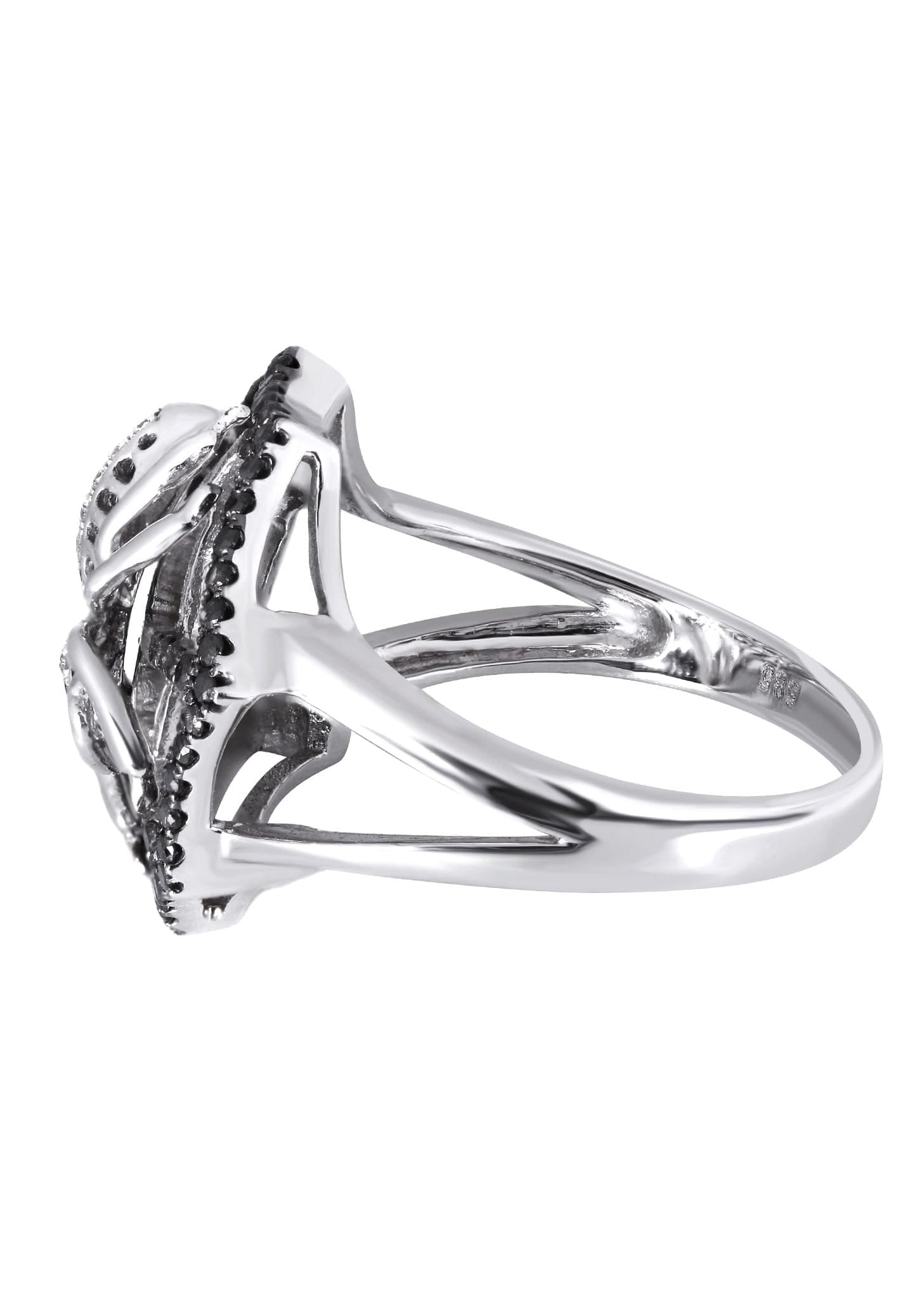 Manufacturer 8 14K Ladies Black Diamond Cocktail Ring | 0.46 Carats | 6.03 Grams