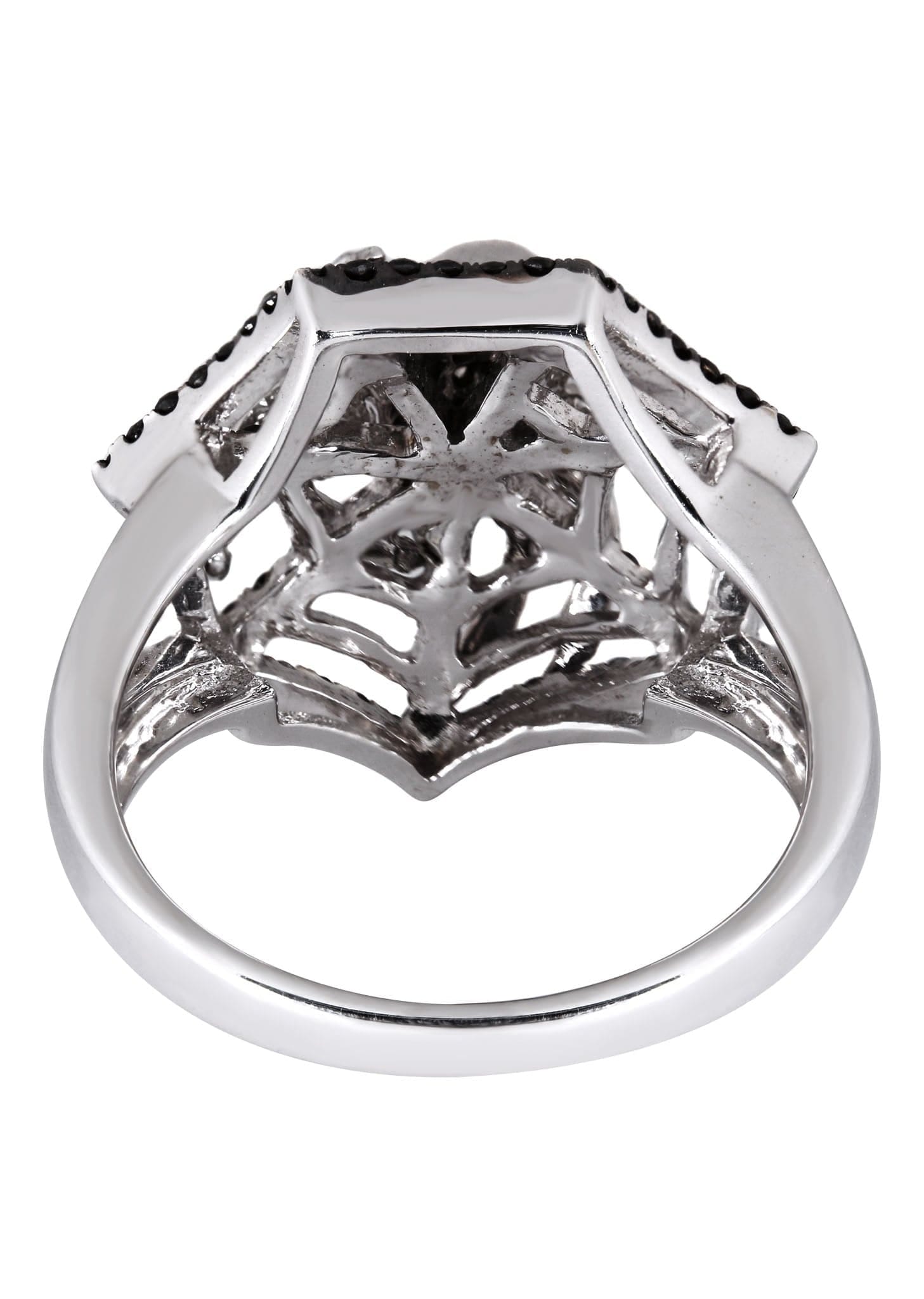 Manufacturer 8 14K Ladies Black Diamond Cocktail Ring | 0.46 Carats | 6.03 Grams