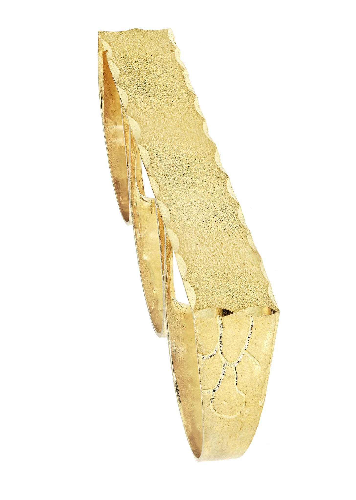 Manufacturer 3 Three Finger 10K Gold Mens Ring | 9.2 Grams
