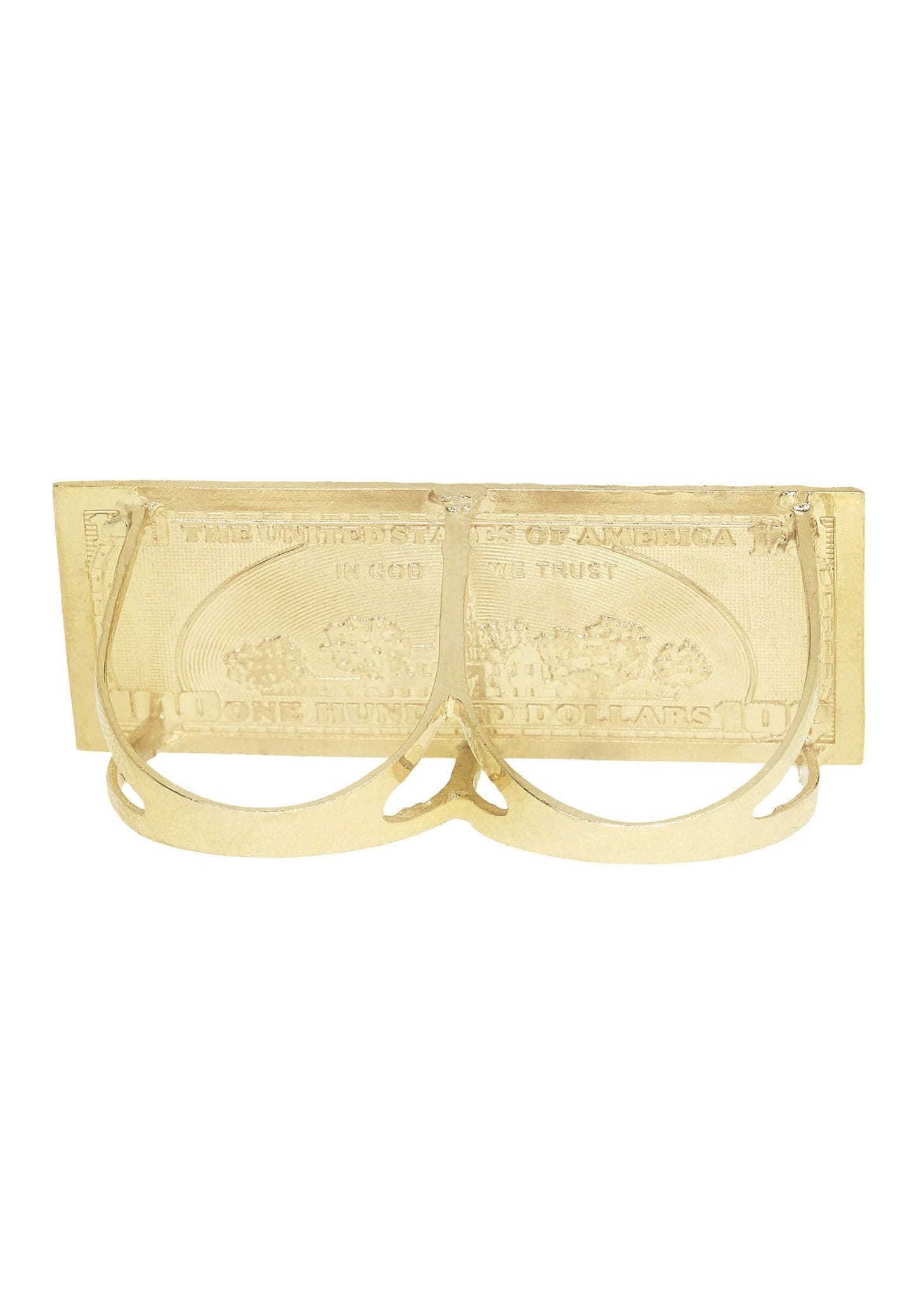 Manufacturer 3 $100 Dollor Bill 10K Gold Mens Ring | 6.9 Grams