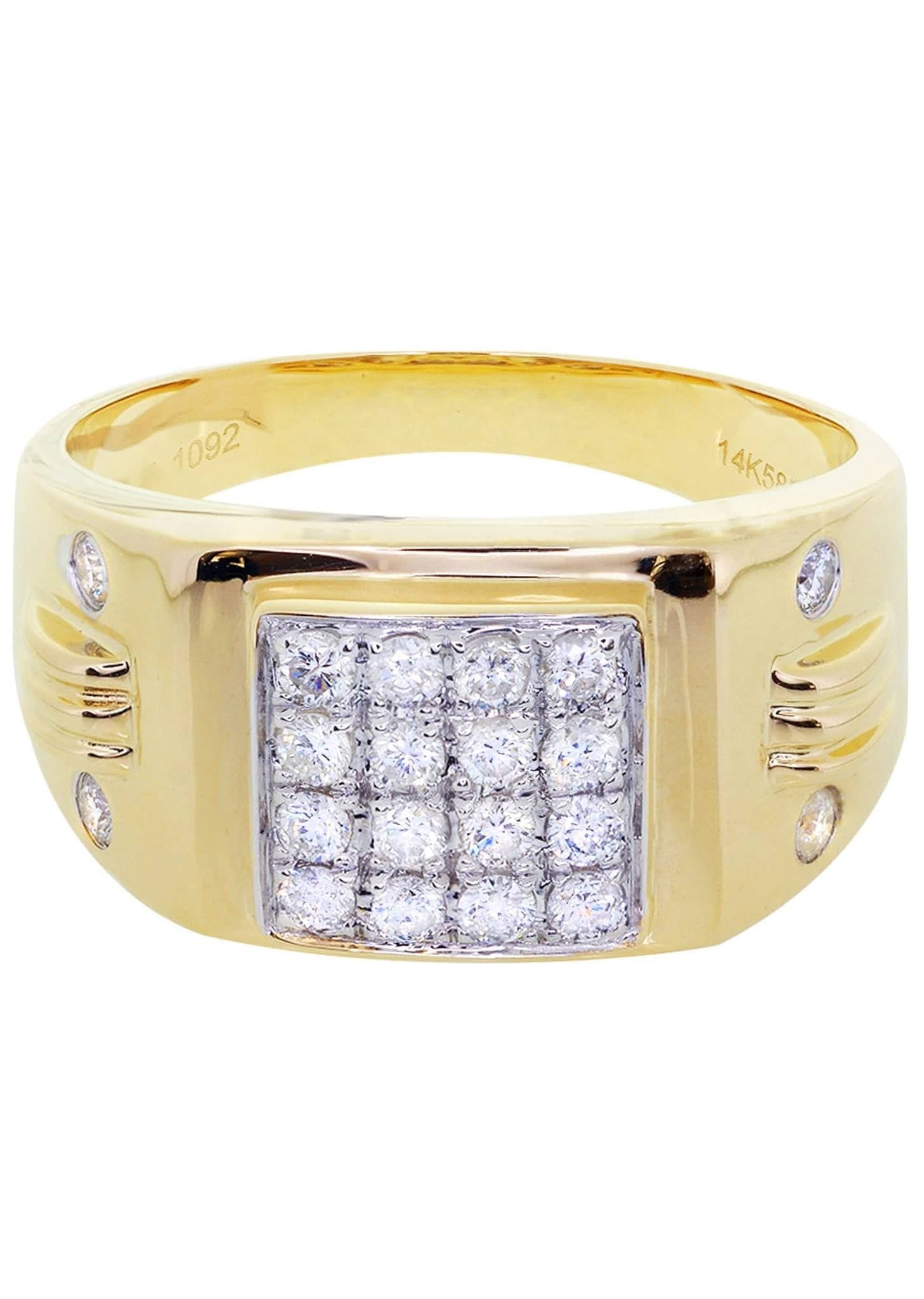 Manufacturer 8 Mens Diamond Ring| 0.54 Carats