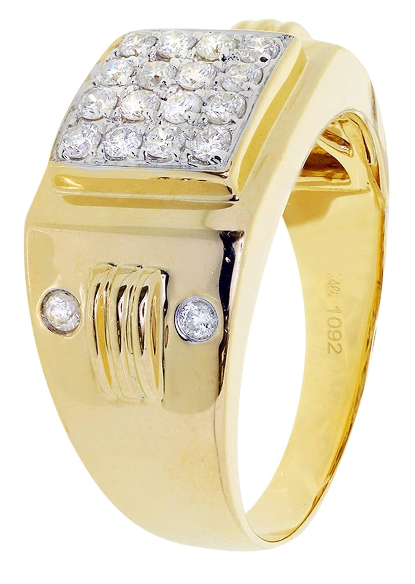 Manufacturer 8 Mens Diamond Ring| 0.54 Carats