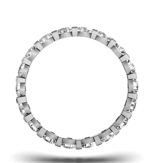 Diamond Eternity Ring Hannah Platinum Diamond 1.00ct H/Si