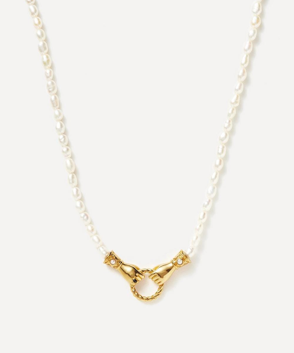 Missoma 18ct Gold - Plated Harris Reed In Good Hands Necklace