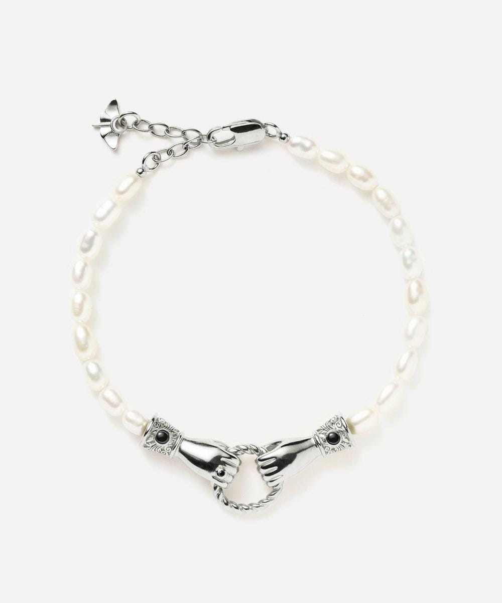 Missoma Silver - Plated Harris Reed In Good Hands Bracelet