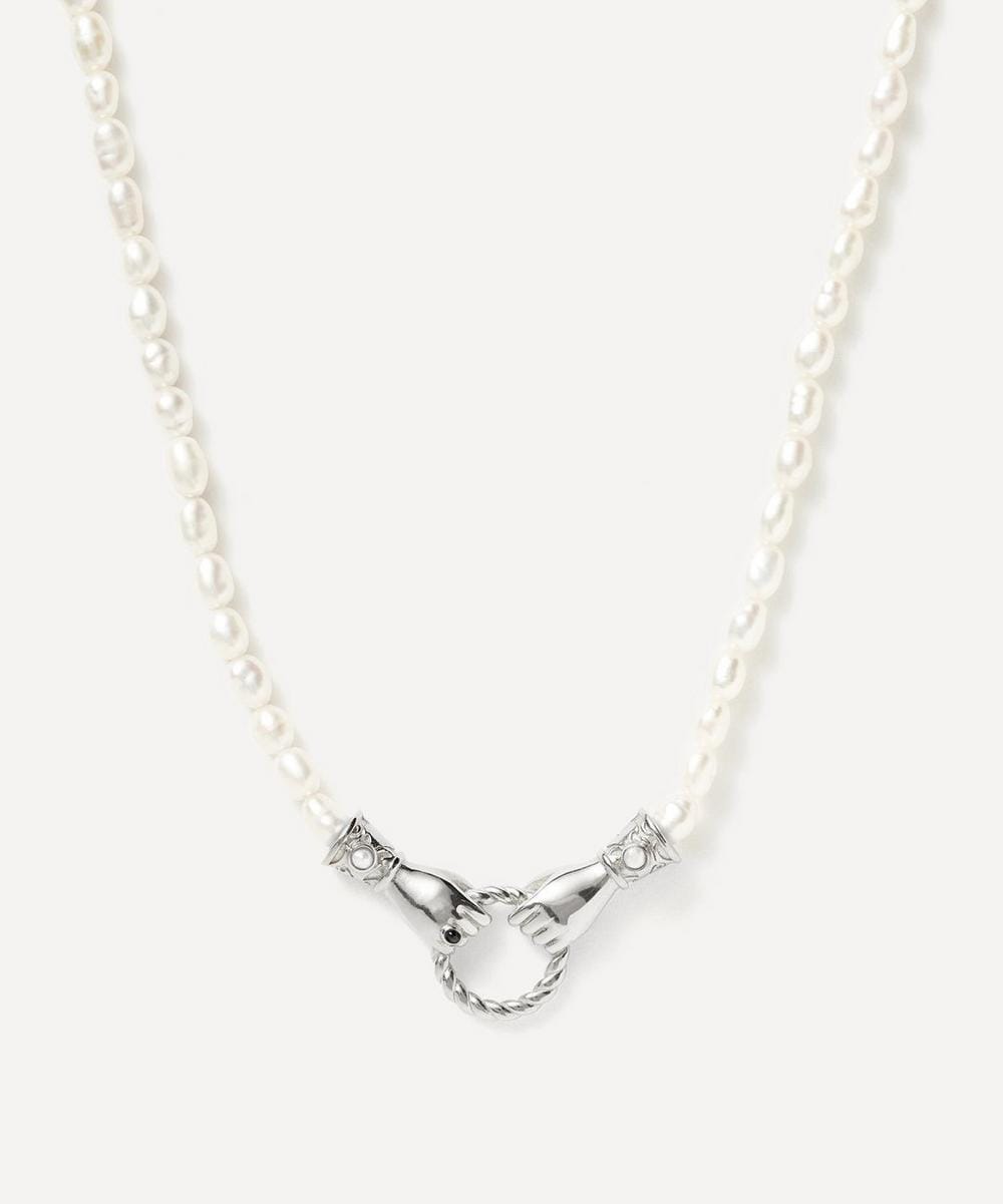 Missoma Silver - Plated Harris Reed In Good Hands Necklace