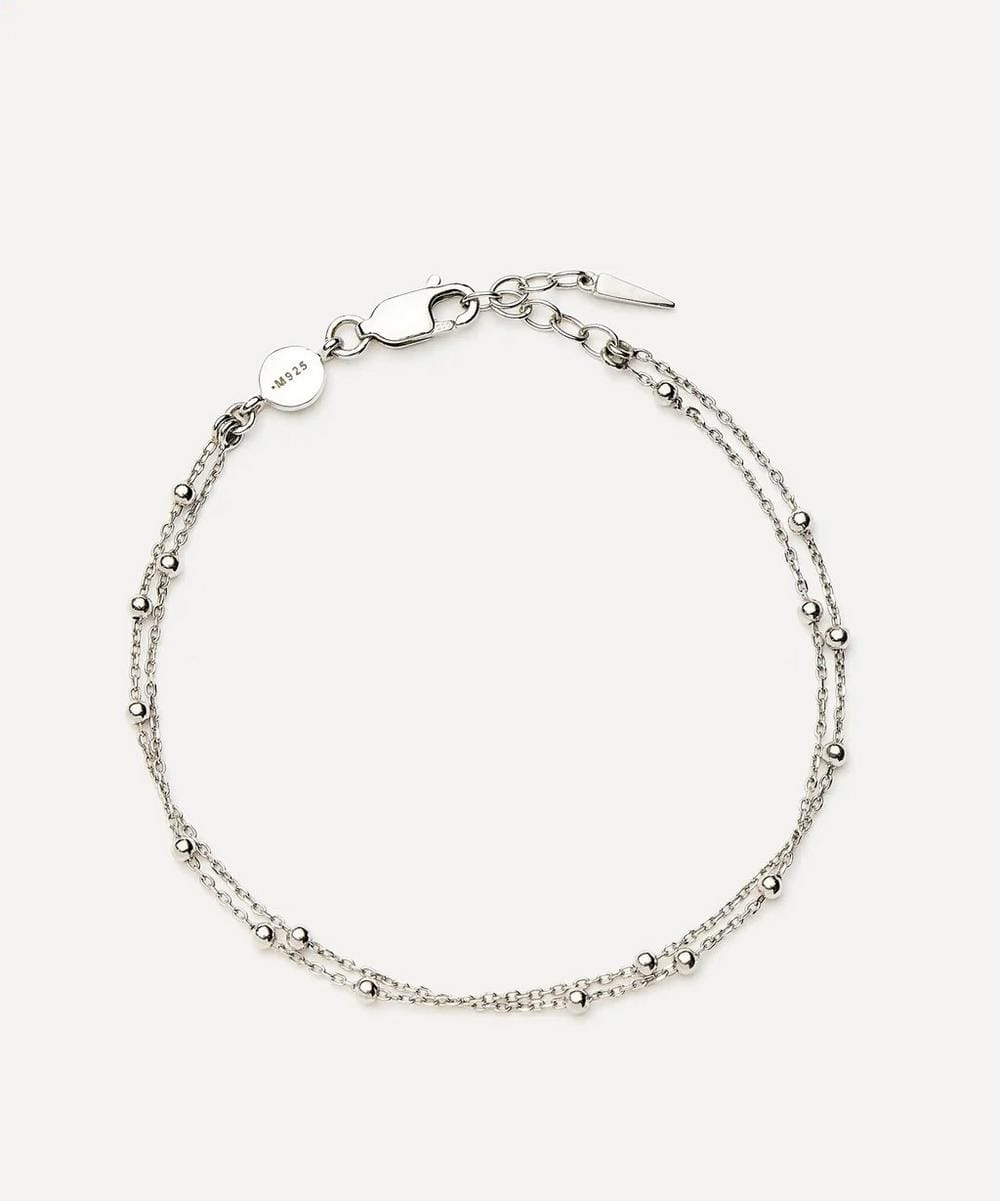 Missoma Sterling Silver Double Chain Bracelet