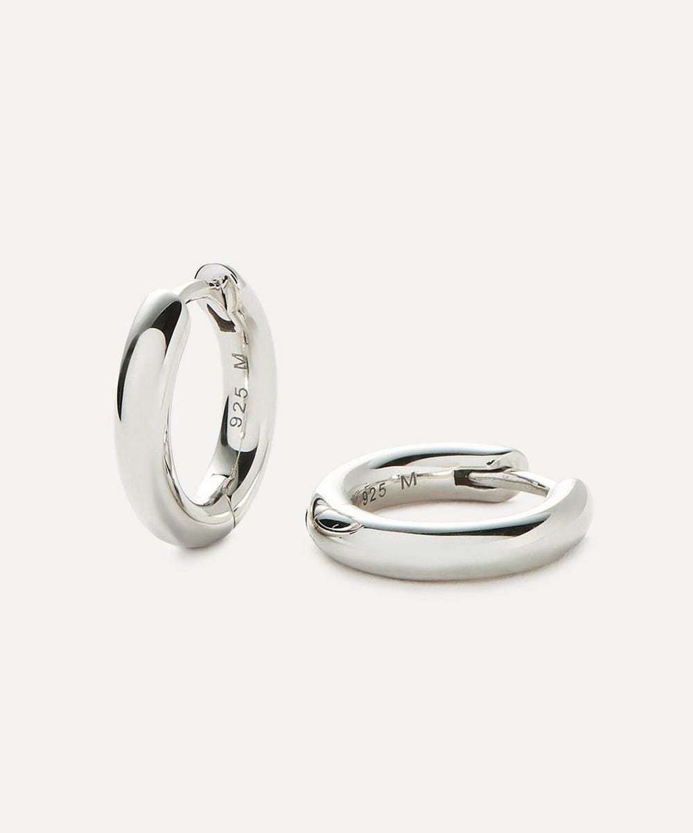 Missoma Sterling Silver Classic Tunnel Mini Hoop Earrings