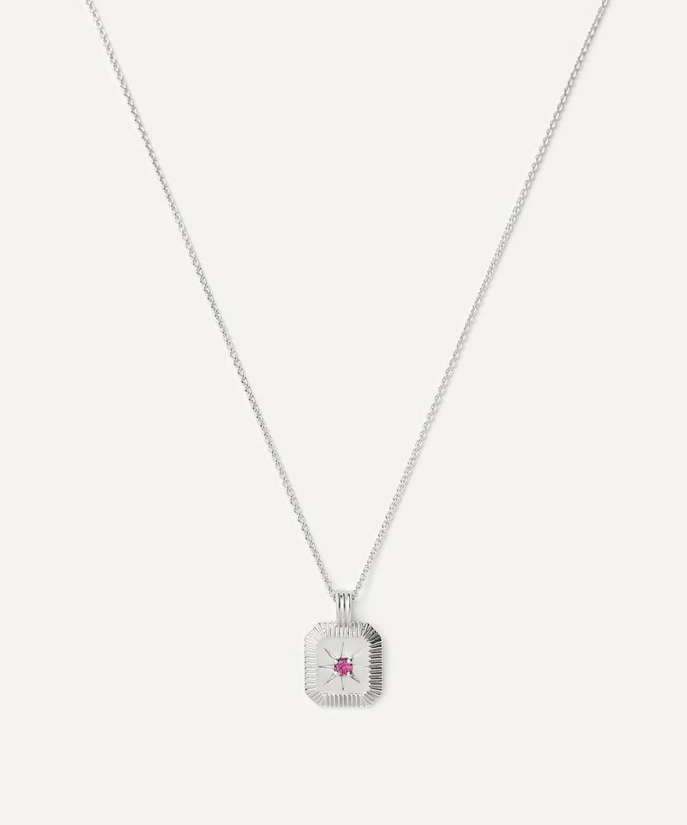 Missoma Sterling Silver October Birthstone Pendant Necklace