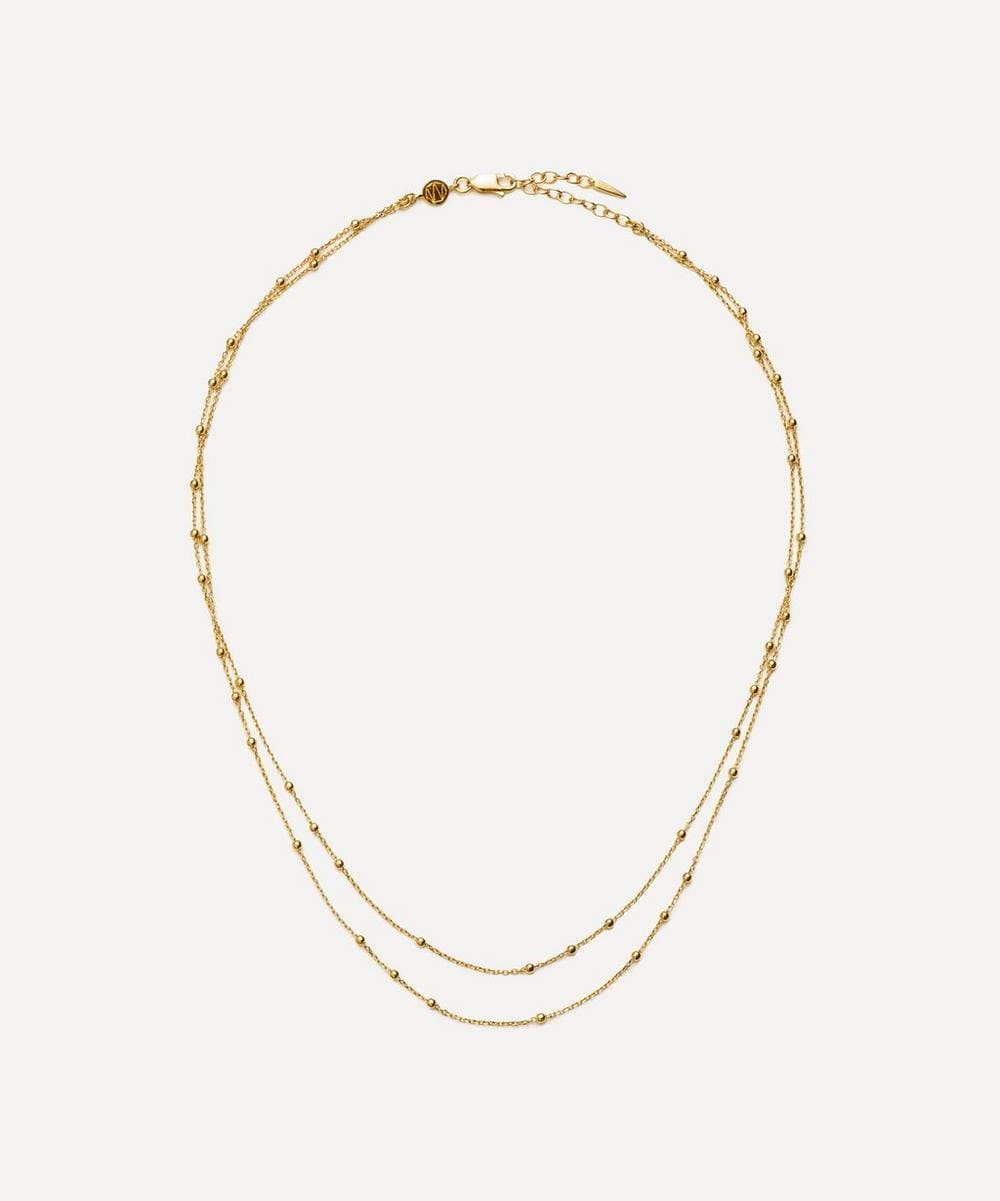 Missoma 18ct Gold - Plated Vermeil Silver Double Chain Necklace