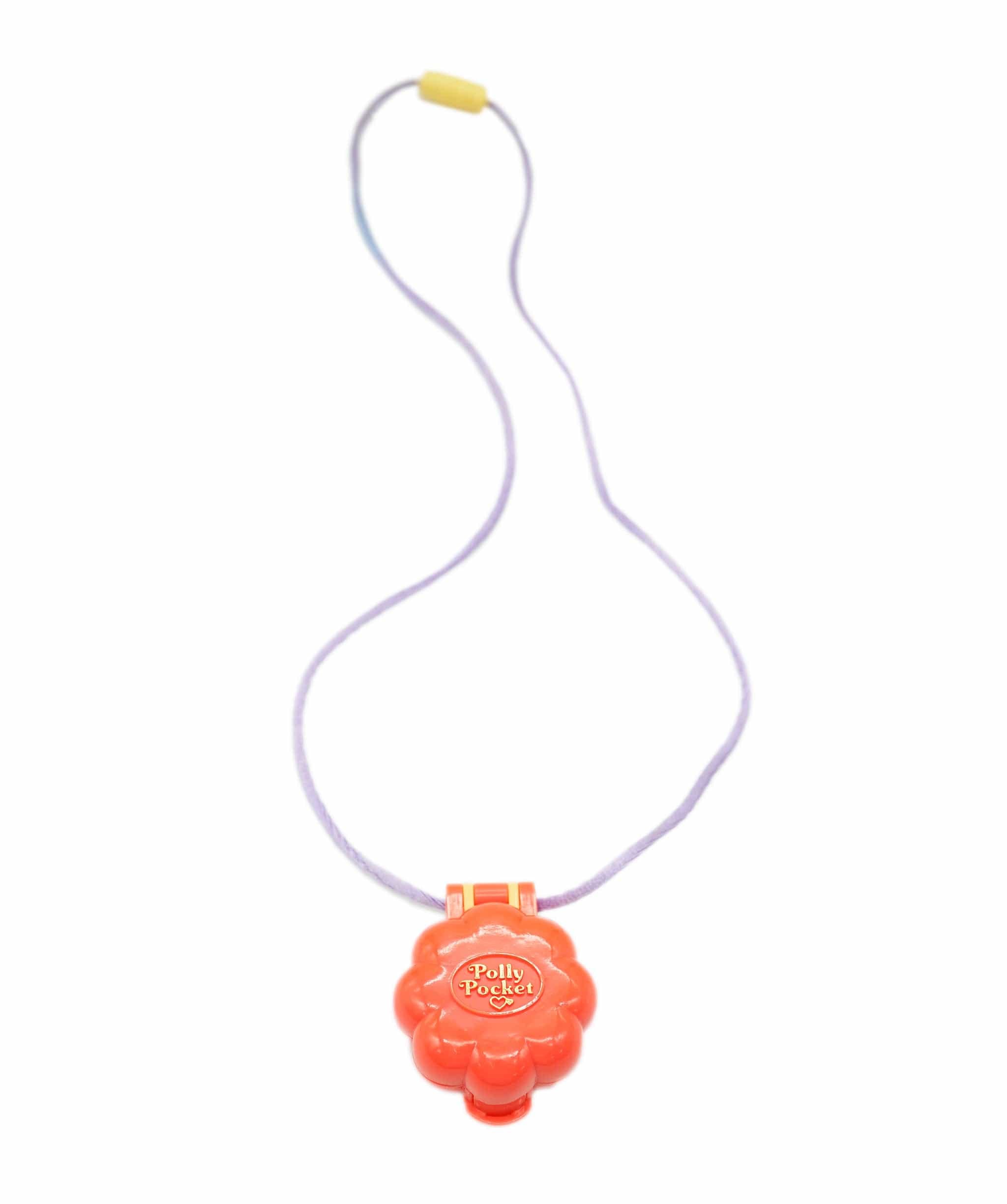 Vintage Polly Pocket 1991 - Polly in Her Music Room Locket Necklace - Complete DXBS3174