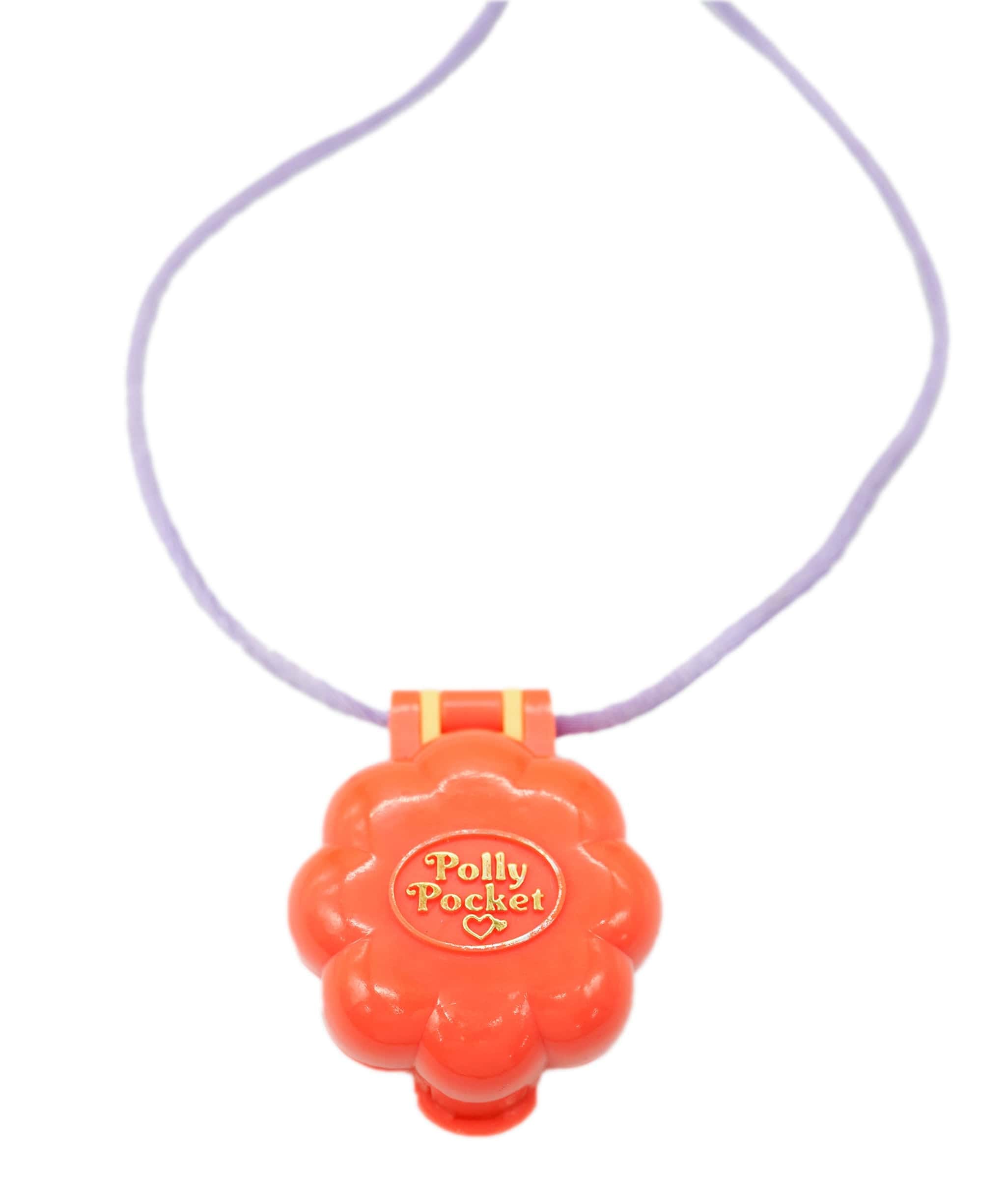 Vintage Polly Pocket 1991 - Polly in Her Music Room Locket Necklace - Complete DXBS3174