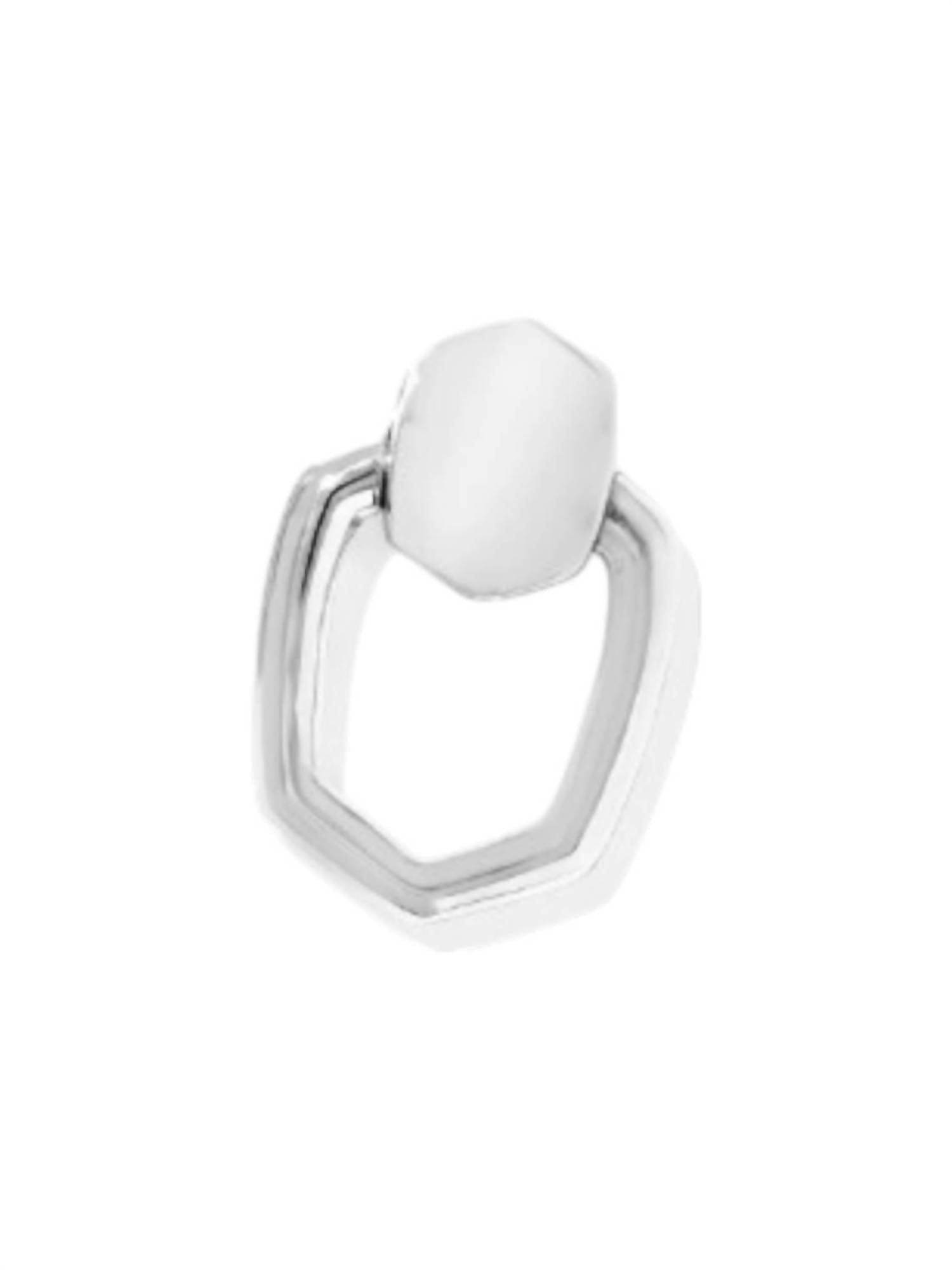 FRAME Women's Kaia Open Frame Earrings In Silver