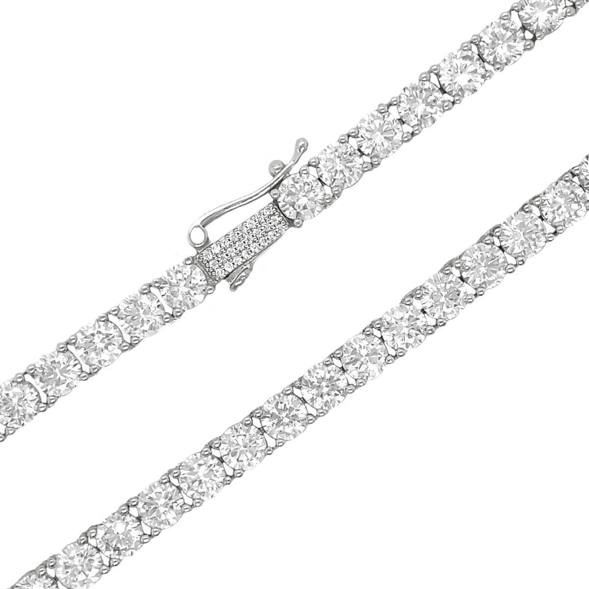 GLD MAS 5 mm Diamond Tennis Necklace