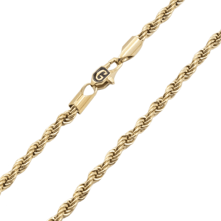 GLD Pendants 4 mm Rope Chain