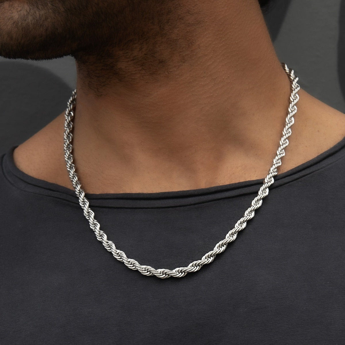 GLD Pendants 6 mm Rope Chain