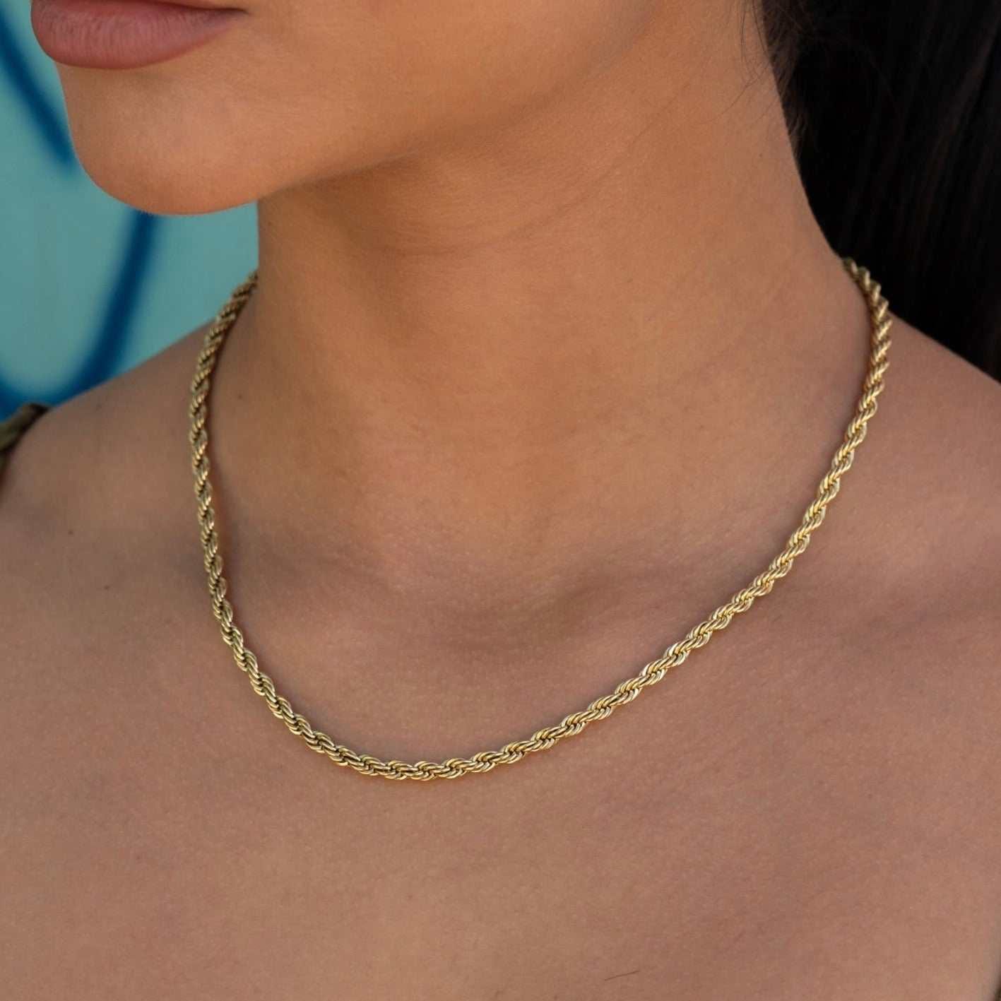GLD MAS Chains - WOMEN 4 mm Rope Chain