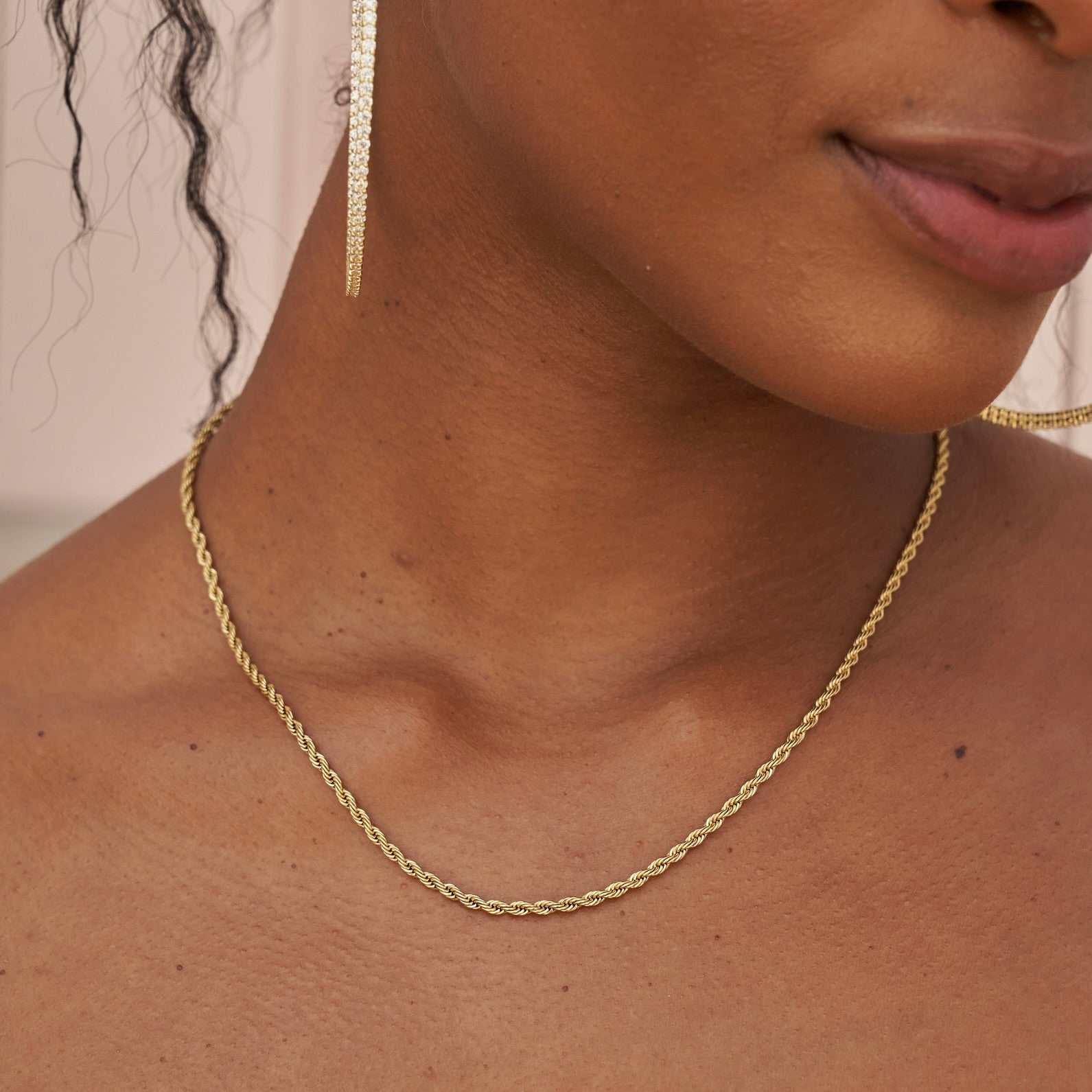 Womens MAS 2 mm Rope Chain