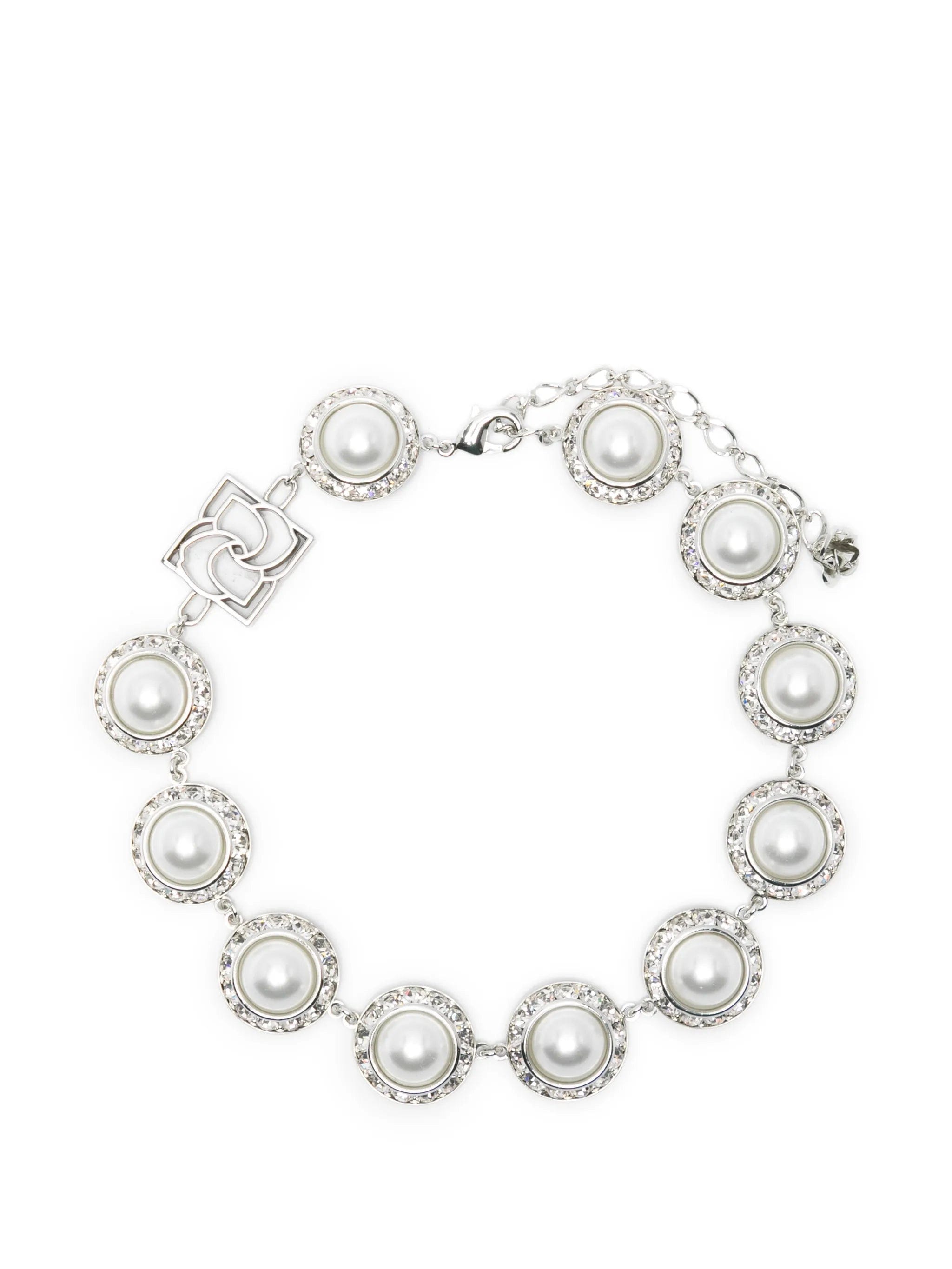 Magda Butrym crystal - embellishment necklace