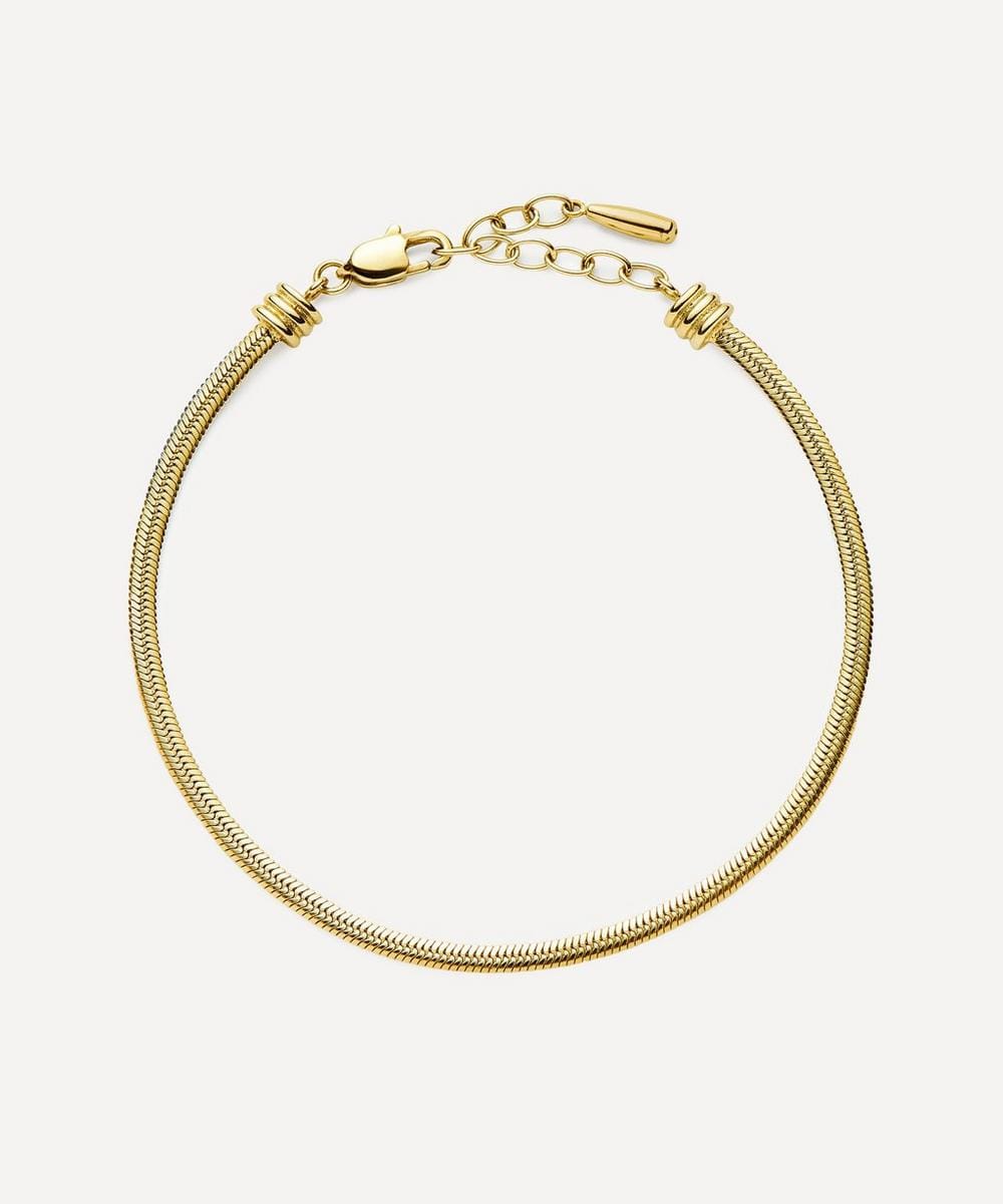 Missoma 18ct Gold - Plated Classic Snake Chain Bracelet