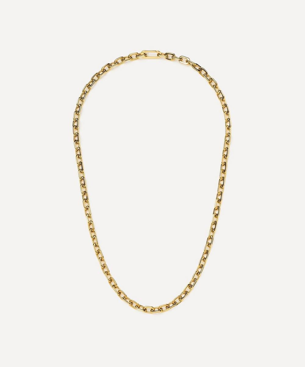 Missoma 18ct Gold - Plated Square Paperclip Chain Necklace