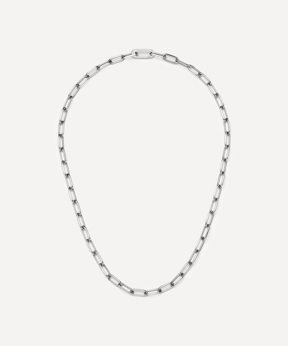 Missoma Platinum - Plated Classic Paperclip Chain Necklace